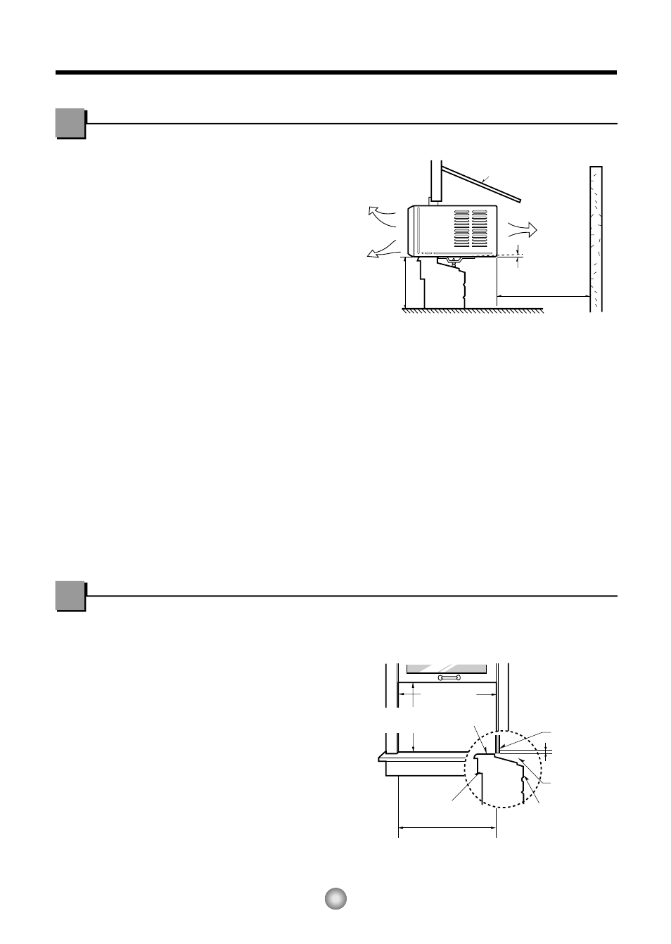 Installation de l’appareil, Dimensions de fenêtre minimales | Friedrich CP12 User Manual | Page 30 / 58