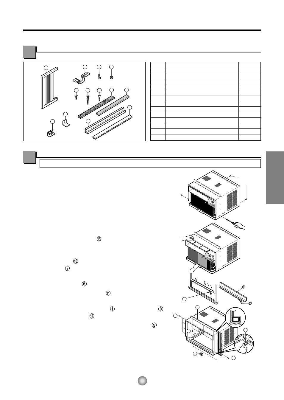 Español, Preparación del chasis | Friedrich CP12 User Manual | Page 50 / 58