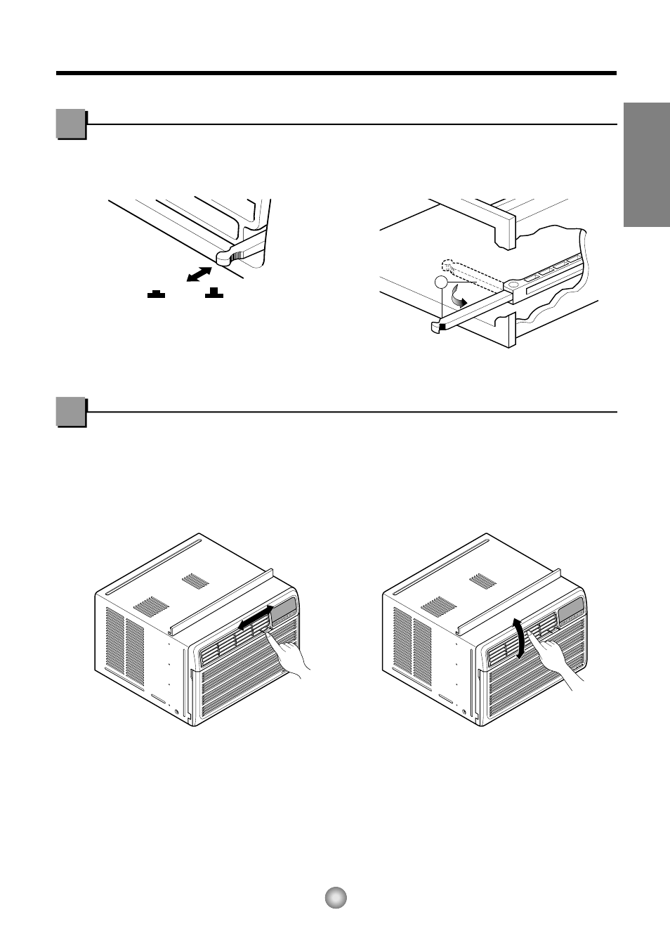 Adjusting the air flow direction, Vent control, English | Friedrich CP12 User Manual | Page 8 / 58