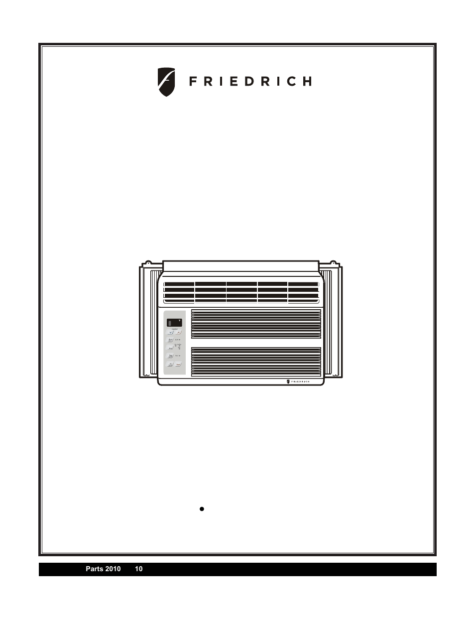 Friedrich CP05N10A User Manual | 22 pages
