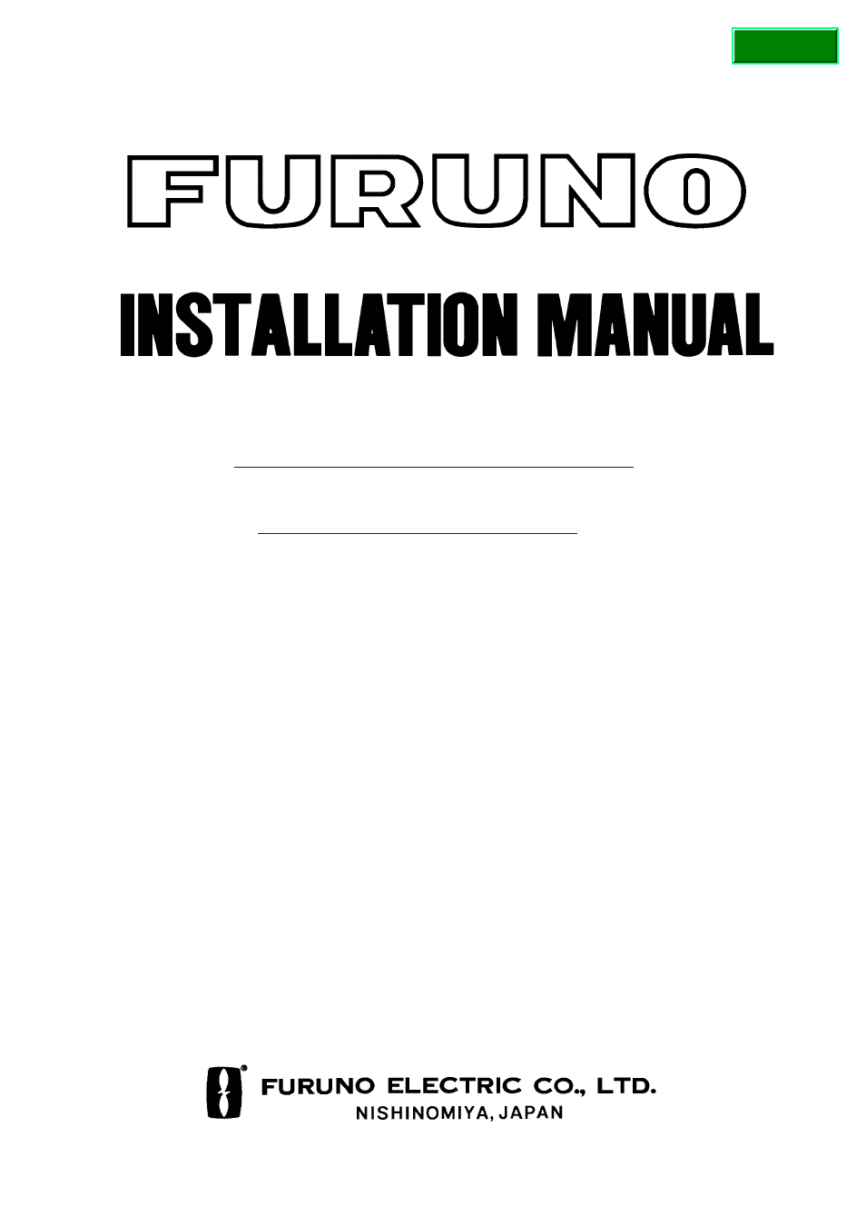 Furuno CSH-24F User Manual | 98 pages