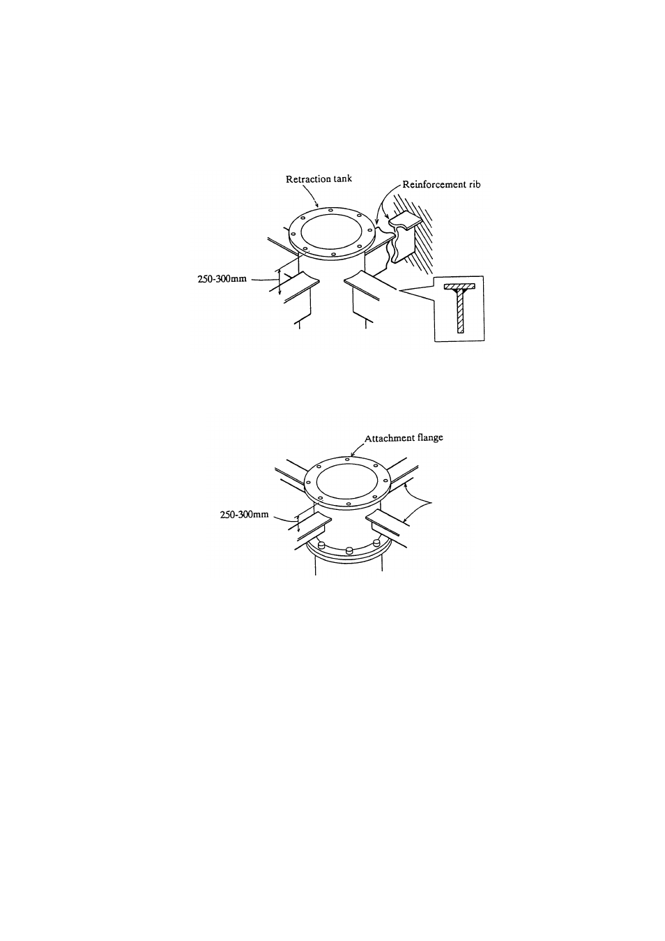 Remarks for installation of retraction tank | Furuno CSH-24F User Manual | Page 11 / 98