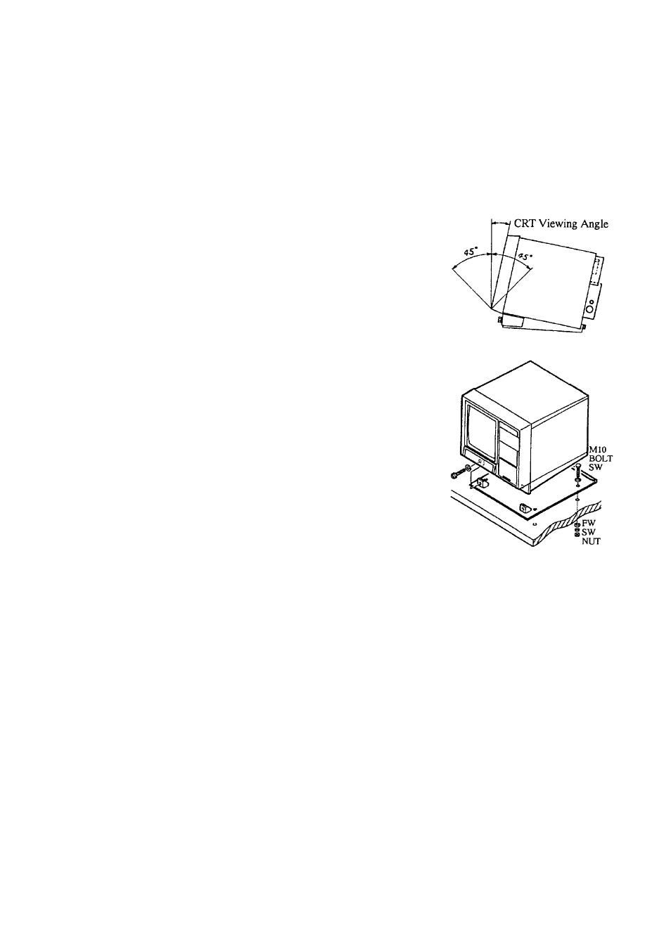 2 mounting the display unit/sub-display unit, Mounting the display unit/sub-display unit | Furuno CSH-24F User Manual | Page 14 / 98