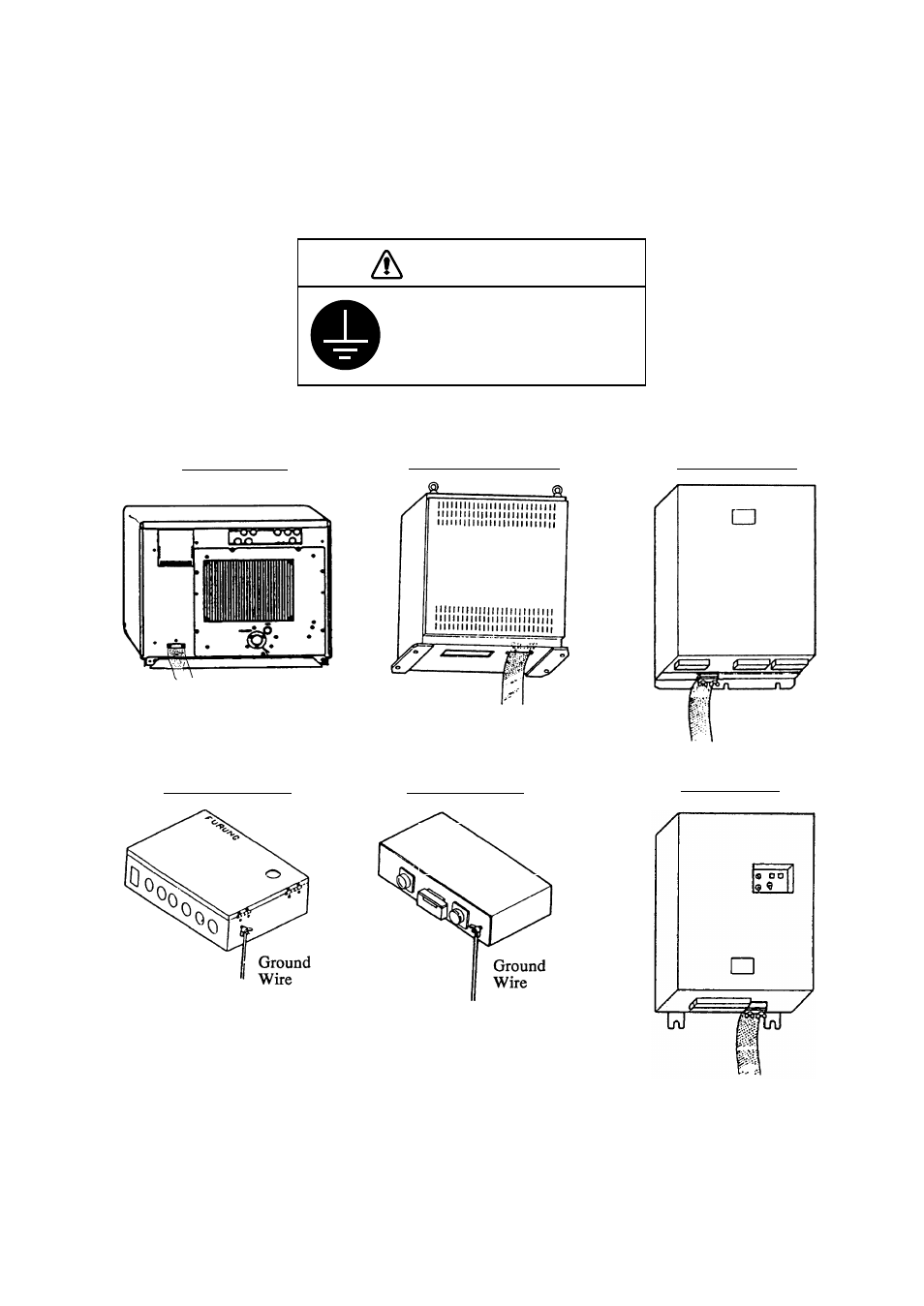 6 grounding the equipment, Caution | Furuno CSH-24F User Manual | Page 16 / 98