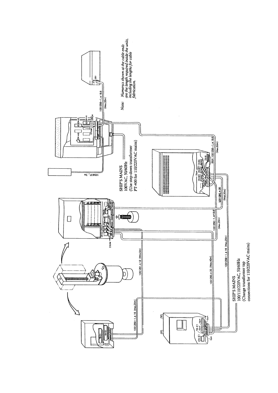 3 location of connectors, Figur e 4-3 location of connectors | Furuno CSH-24F User Manual | Page 19 / 98