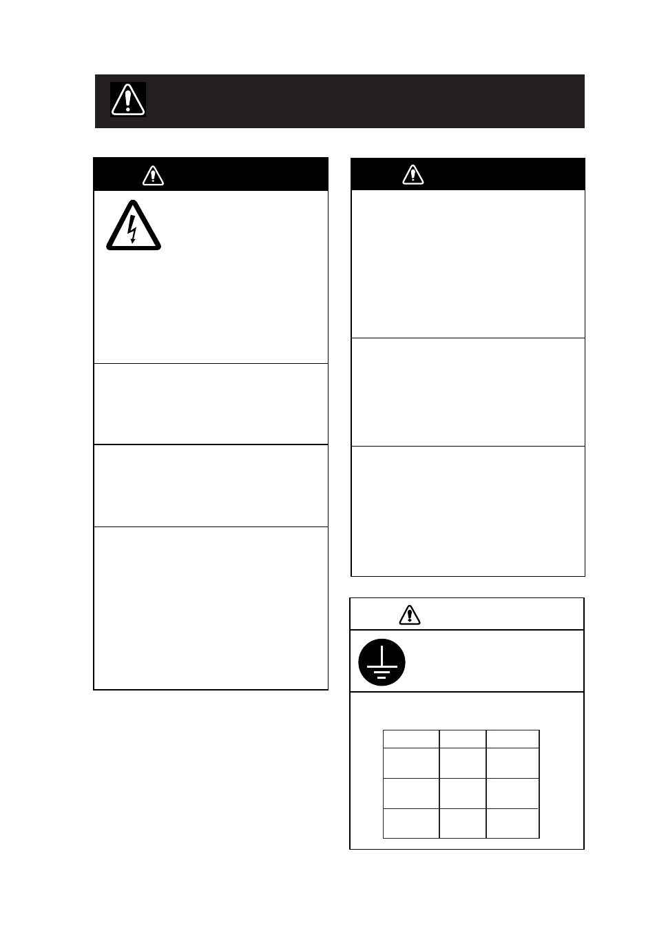 Safety instructions, Warning, Caution | Furuno CSH-24F User Manual | Page 3 / 98
