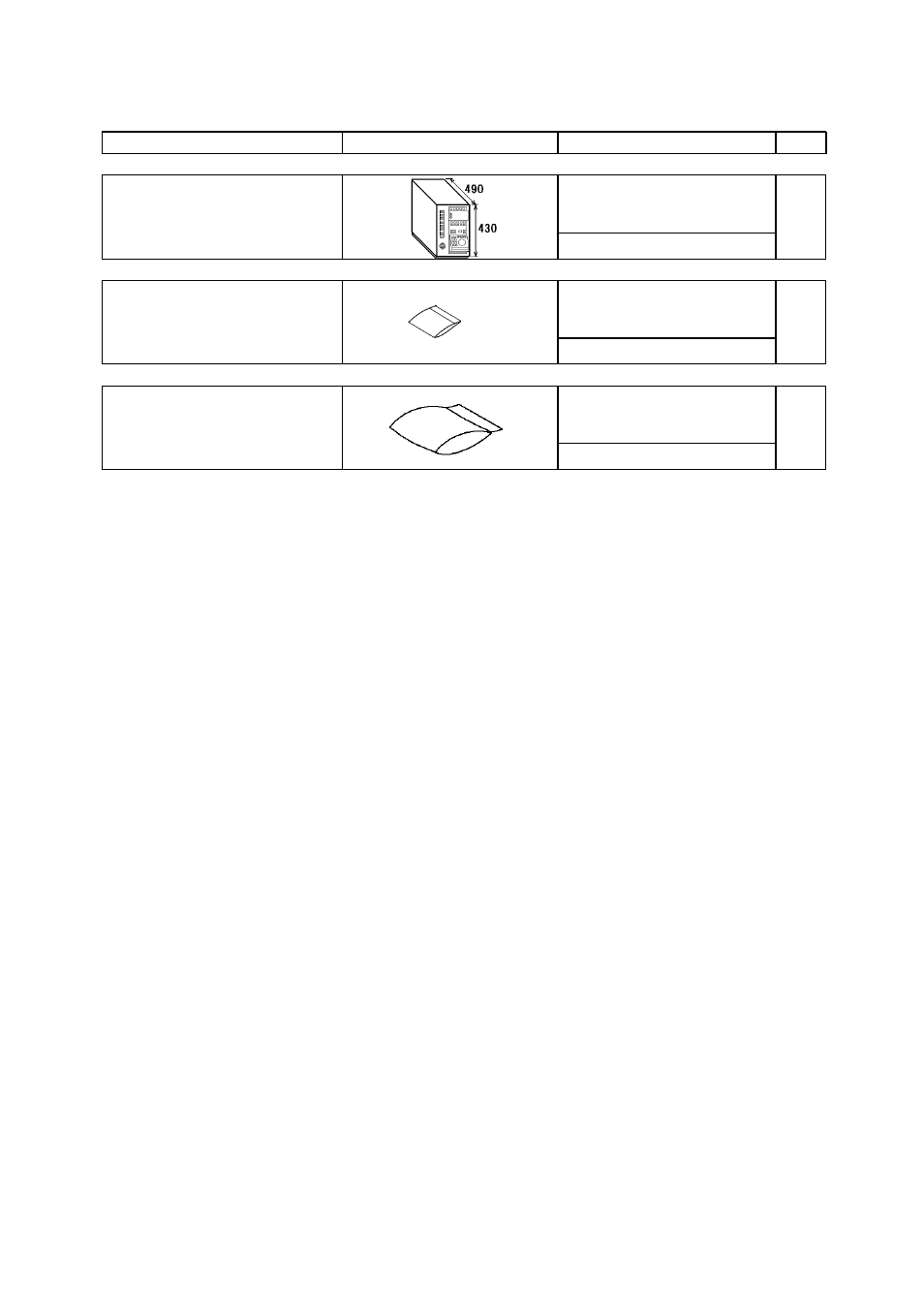 Spare parts/installation materials/accessories | Furuno CSH-24F User Manual | Page 50 / 98