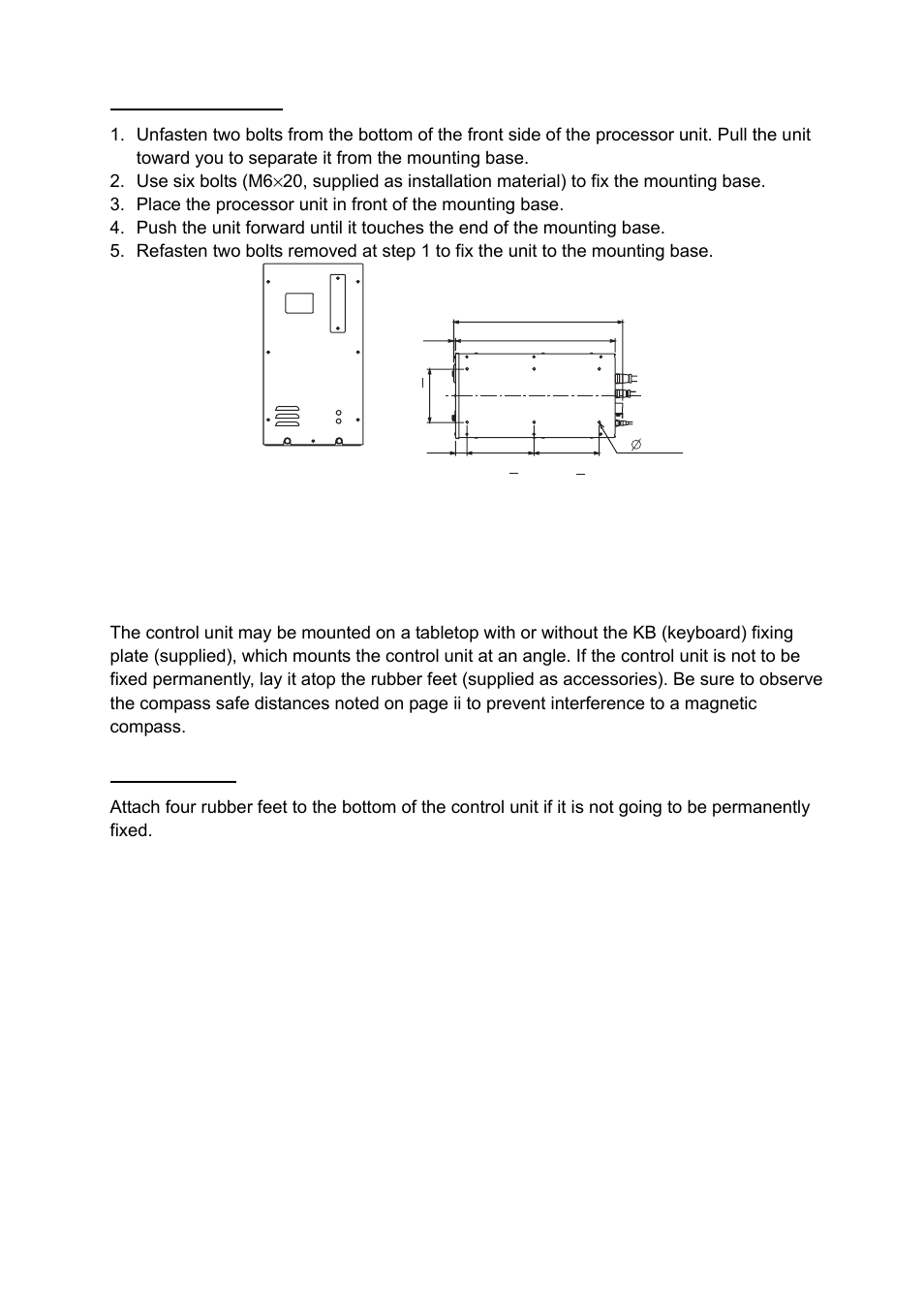 3 control unit | Furuno FSV-30S User Manual | Page 15 / 80