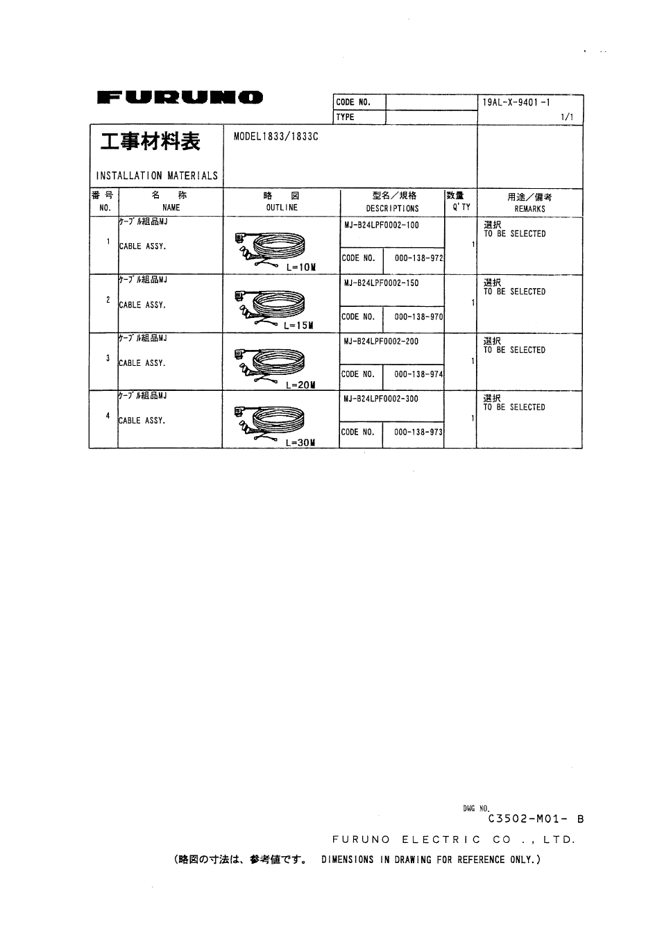 Furuno MARINE RADAR 1823C User Manual | Page 80 / 100