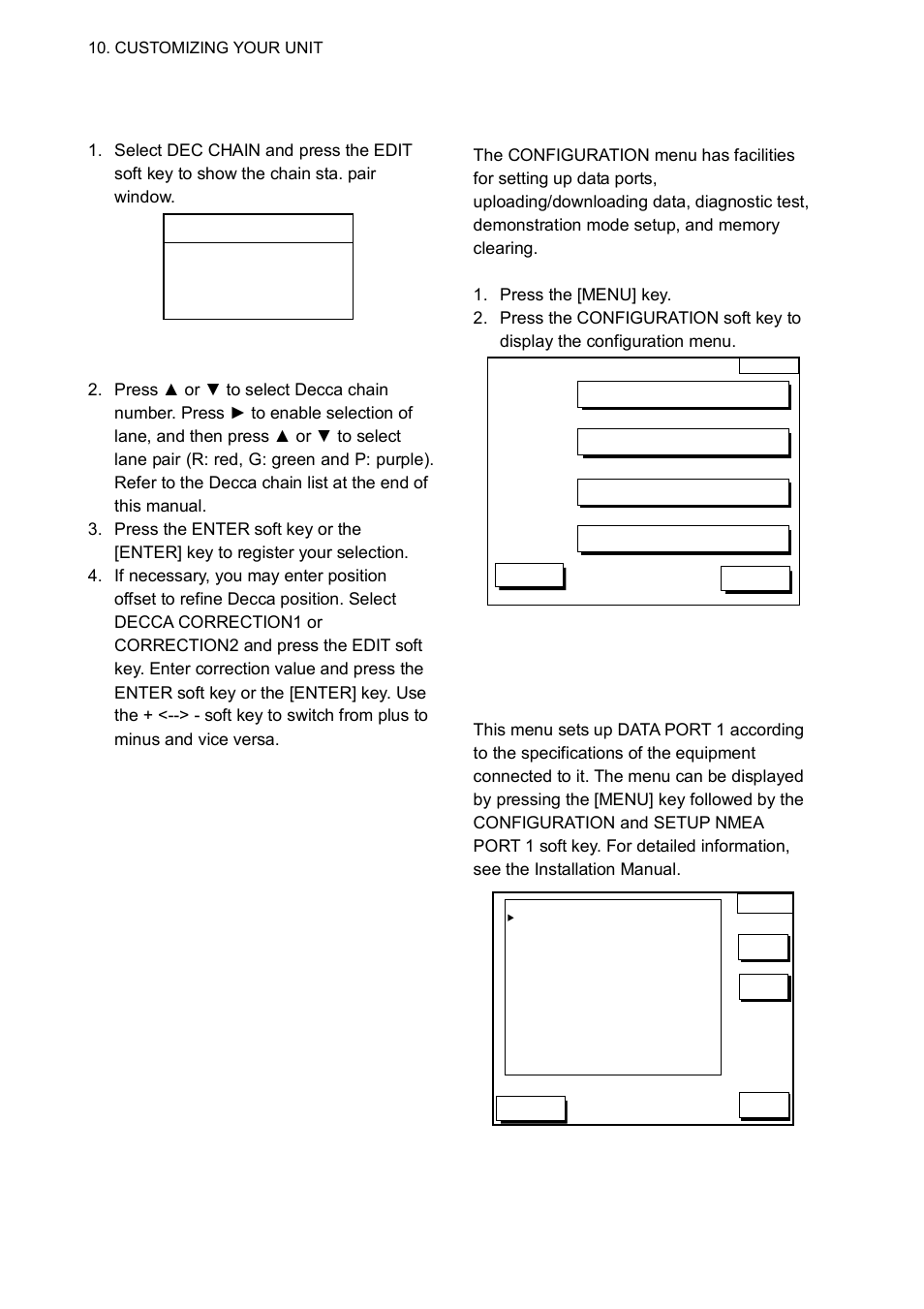 4 configuration menu | Furuno GP-1650WD User Manual | Page 66 / 96