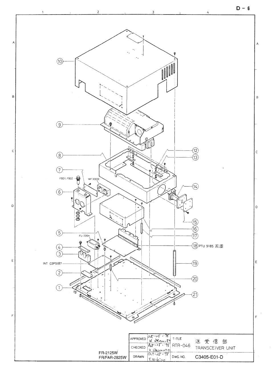 Furuno FR-2805 Series User Manual | Page 157 / 169