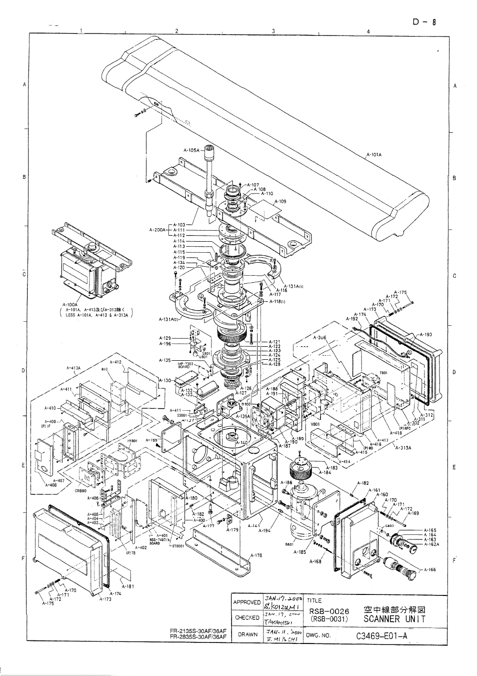 Furuno FR-2805 Series User Manual | Page 159 / 169