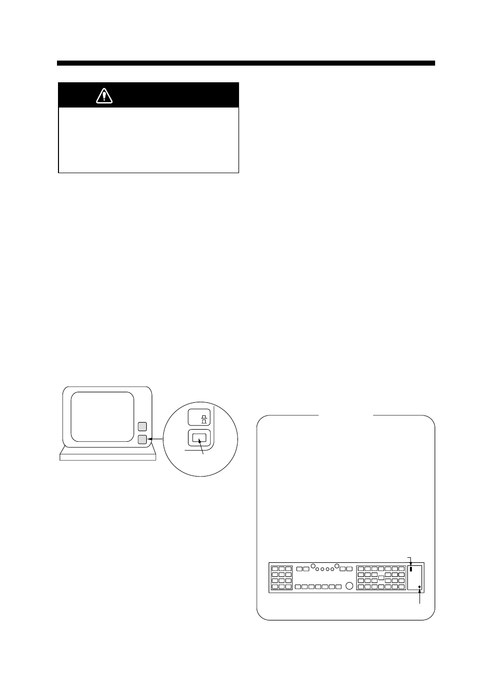 Operation, 1 turning on the power, 2 transmitter on | Warning | Furuno FR-2805 Series User Manual | Page 16 / 169