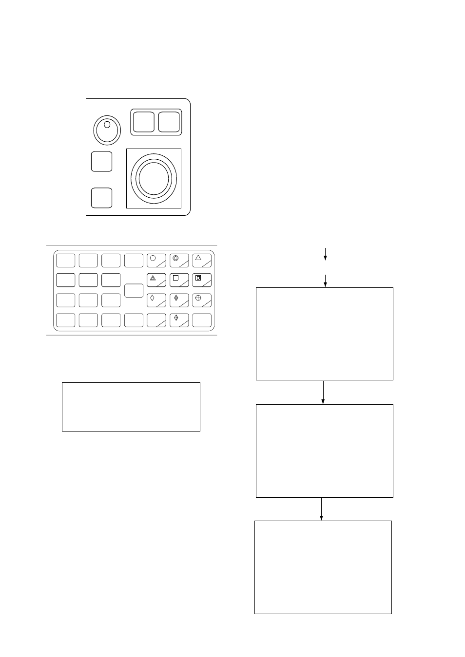 3 arpa menu operation, Control panel, Plotting keypad | Hit [e, auto plot menu]. hit [auto plot | Furuno FR-2805 Series User Manual | Page 63 / 169