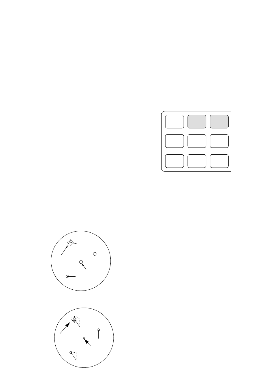 10 mode and length of vectors, 11 past position display, True or relative vector | Furuno FR-2805 Series User Manual | Page 72 / 169