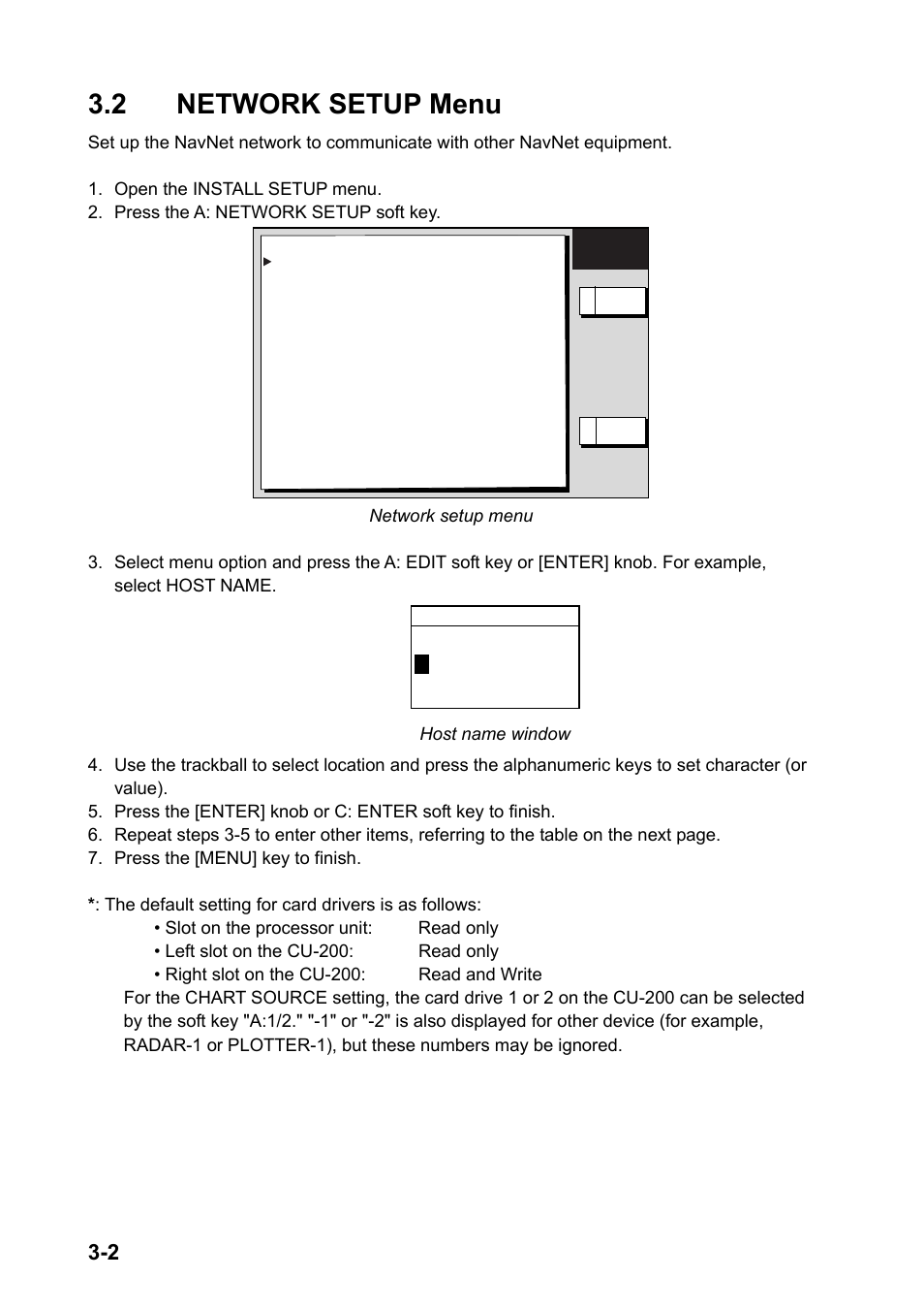 2 network setup menu | Furuno NAVNET 1933C-BB User Manual | Page 46 / 92