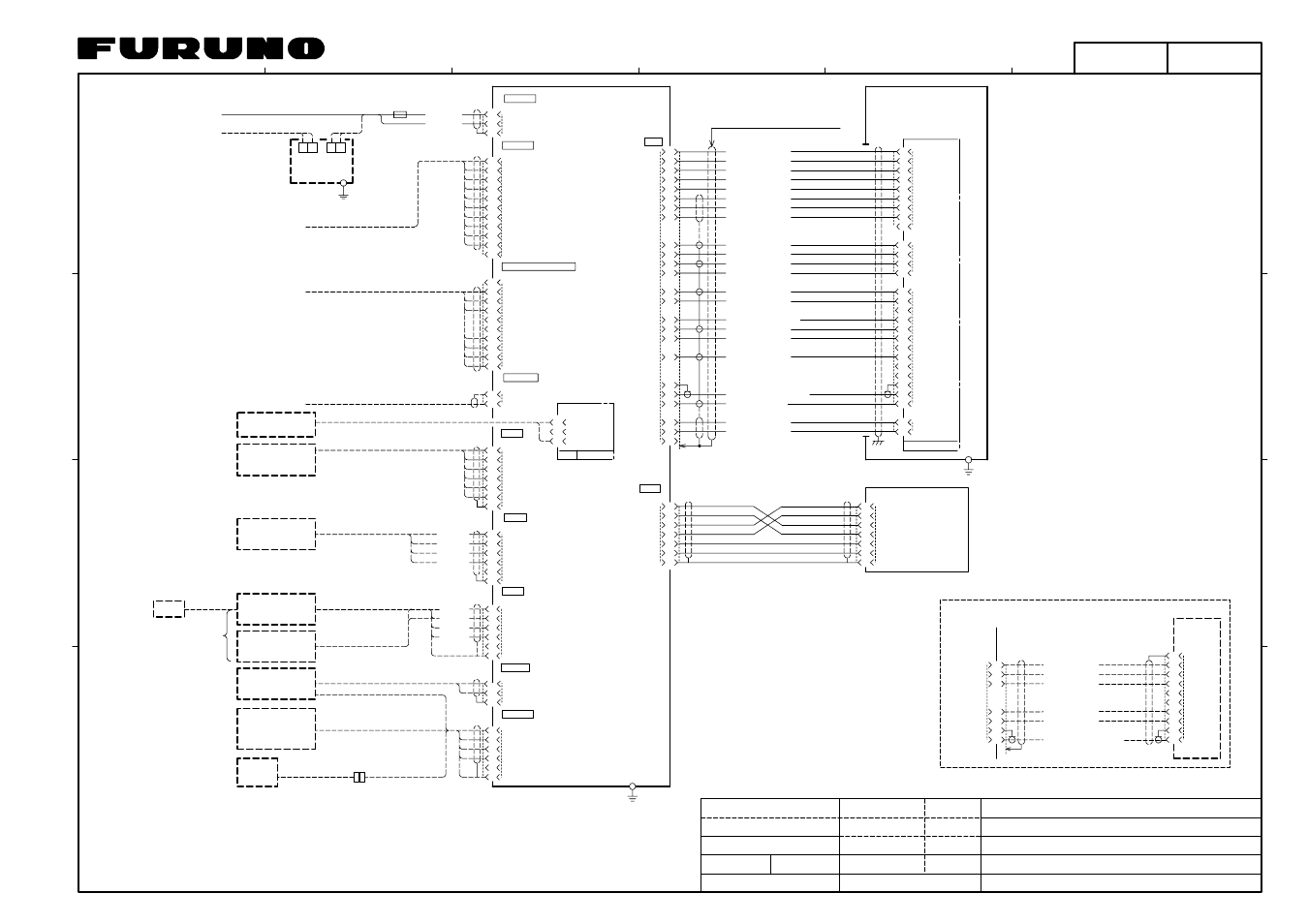 Interconnection diagrams | Furuno NAVNET 1933C-BB User Manual | Page 89 / 92