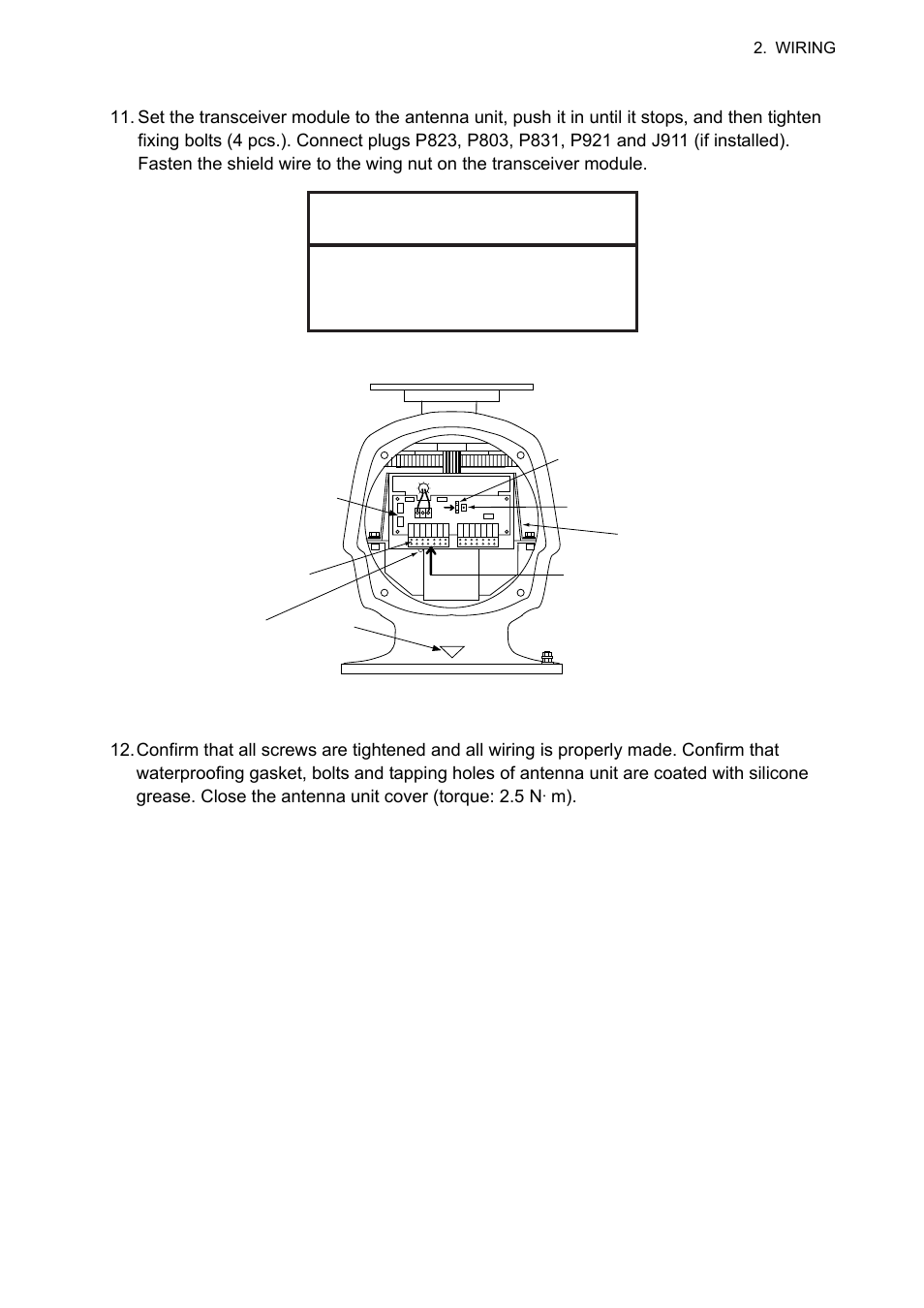 Caution | Furuno 2127 User Manual | Page 29 / 136