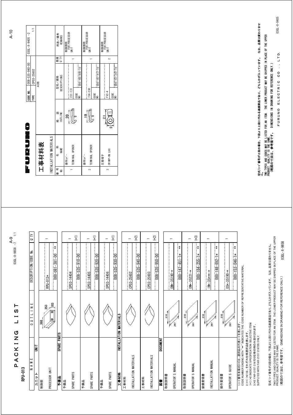 Ꮏ੐ ᧚ ᢱ, A-10 | Furuno 2127 User Manual | Page 89 / 136