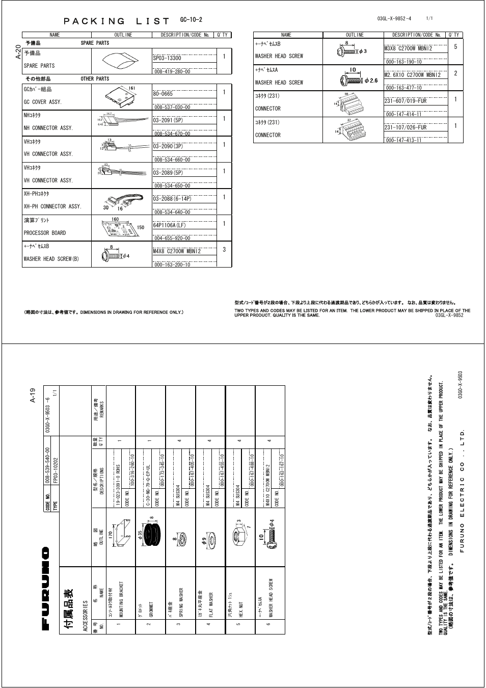 㧼㧭㧯㧷㧵㧺㧳ޓ㧸㧵㧿㨀, A-20, A-19 | Furuno 2127 User Manual | Page 94 / 136