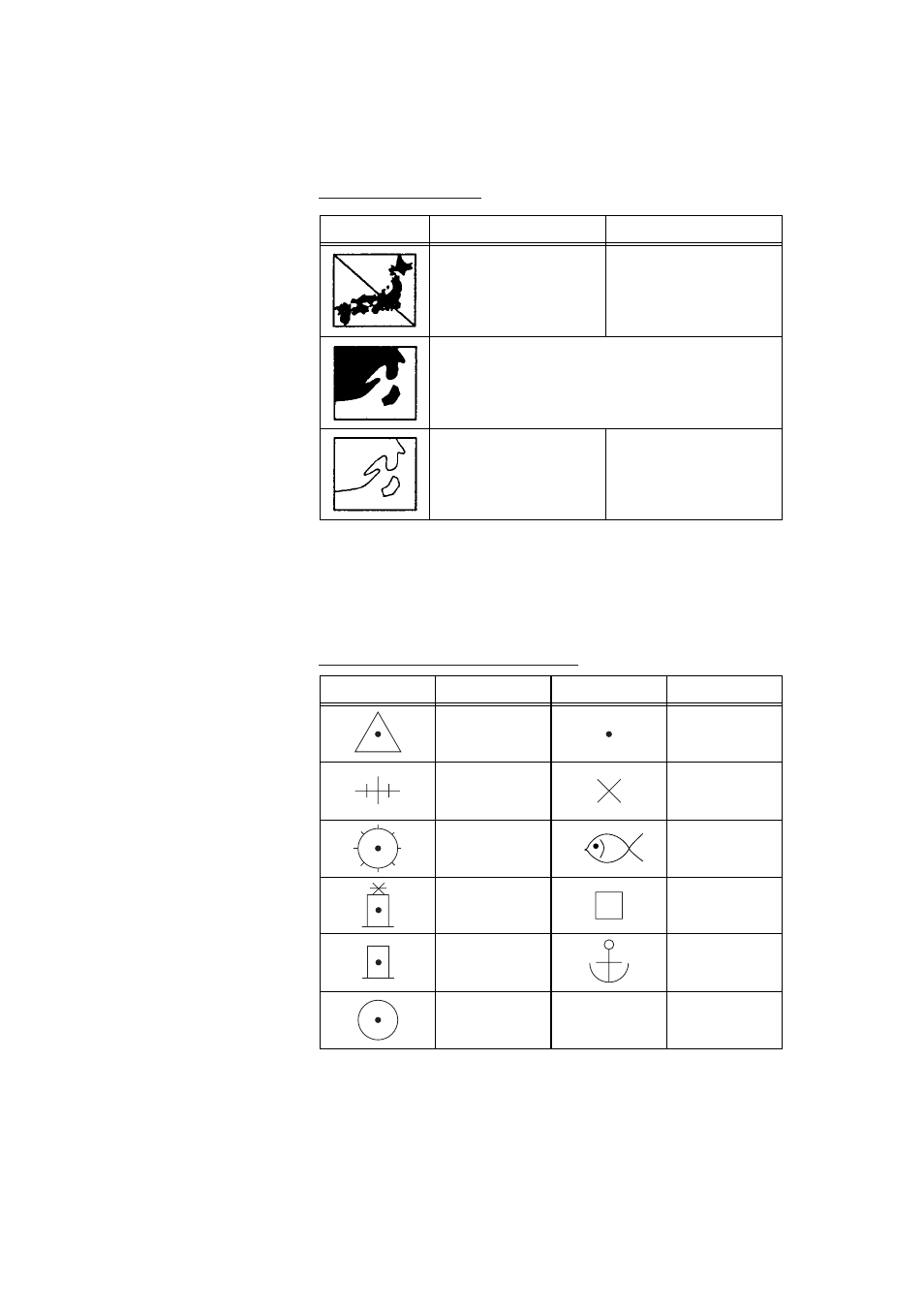 10 chart icons, Furuno chart symbols | Furuno GP-3300 User Manual | Page 21 / 137