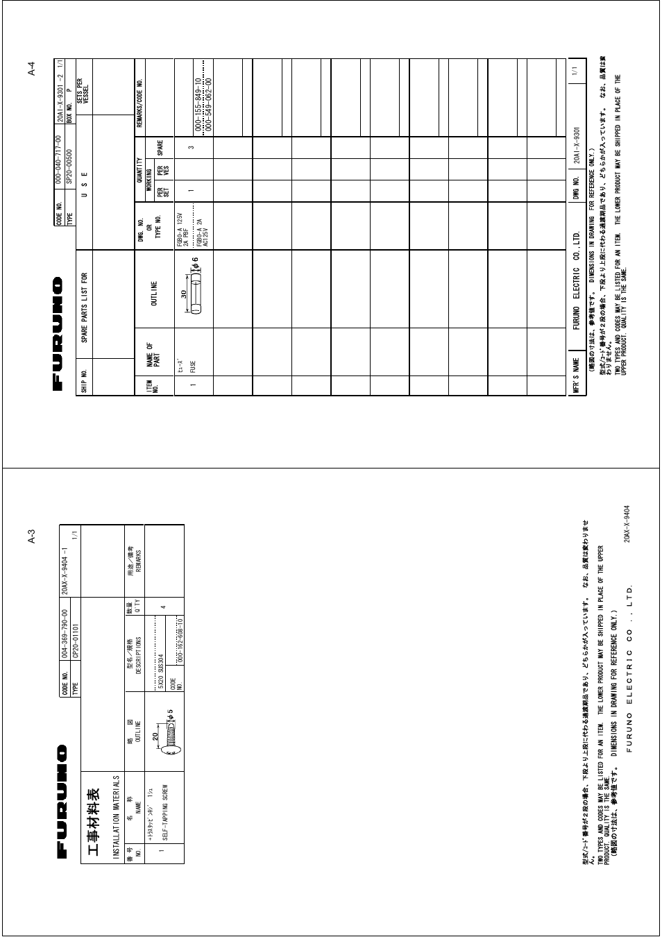 Ꮏ੐ ᧚ ᢱ | Furuno DUAL GPS GP-150-DUAL User Manual | Page 114 / 130
