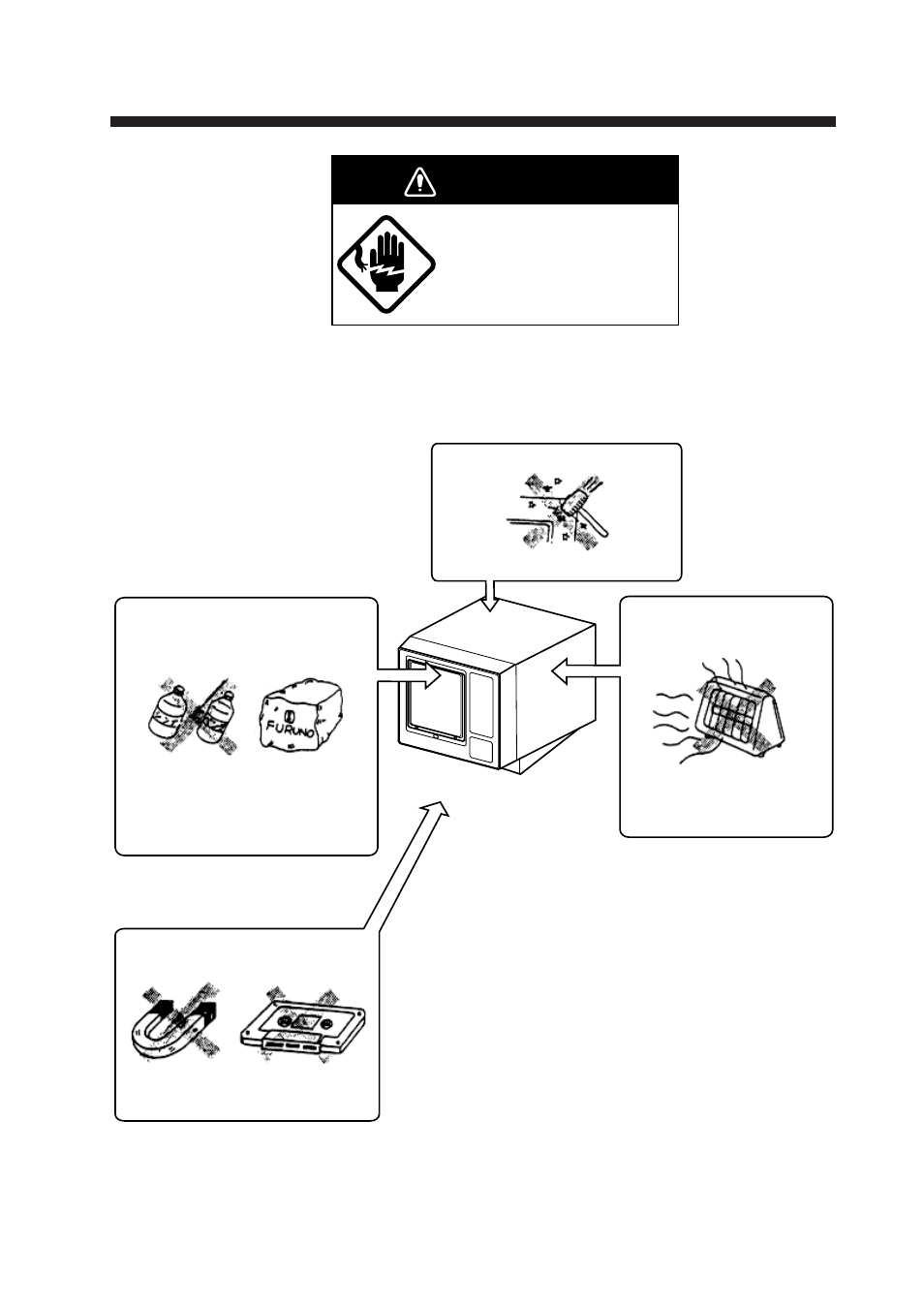 Maintenance, Display unit maintenance, Warning | Furuno CSH-84 User Manual | Page 97 / 110