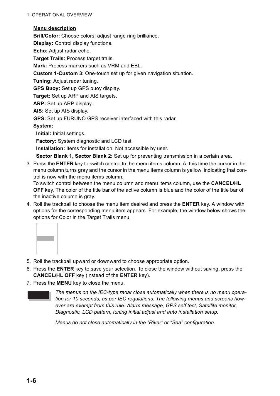 Furuno FR-8122 EU User Manual | Page 17 / 120