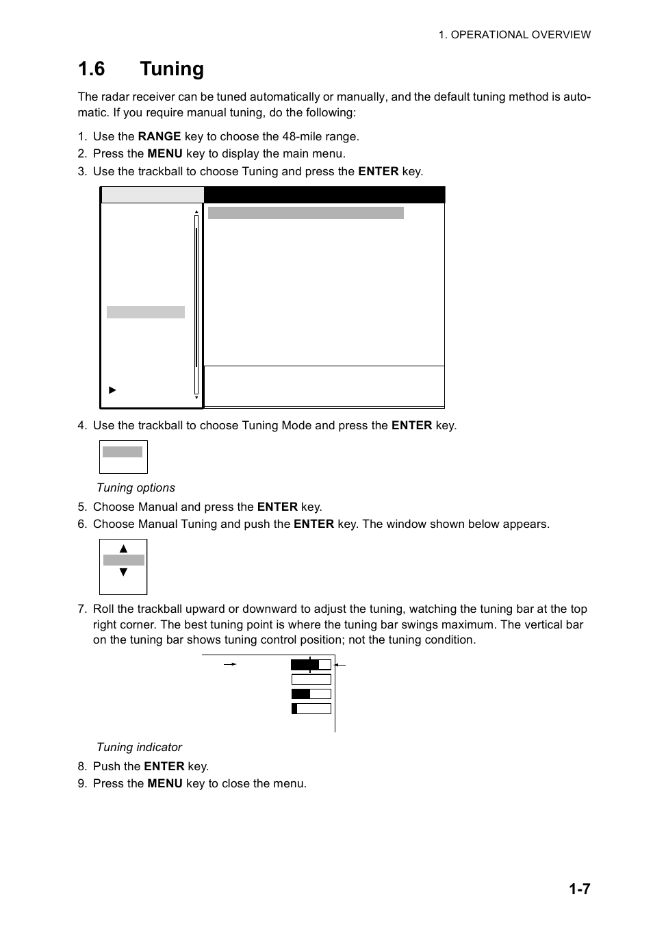 6 tuning | Furuno FR-8122 EU User Manual | Page 18 / 120