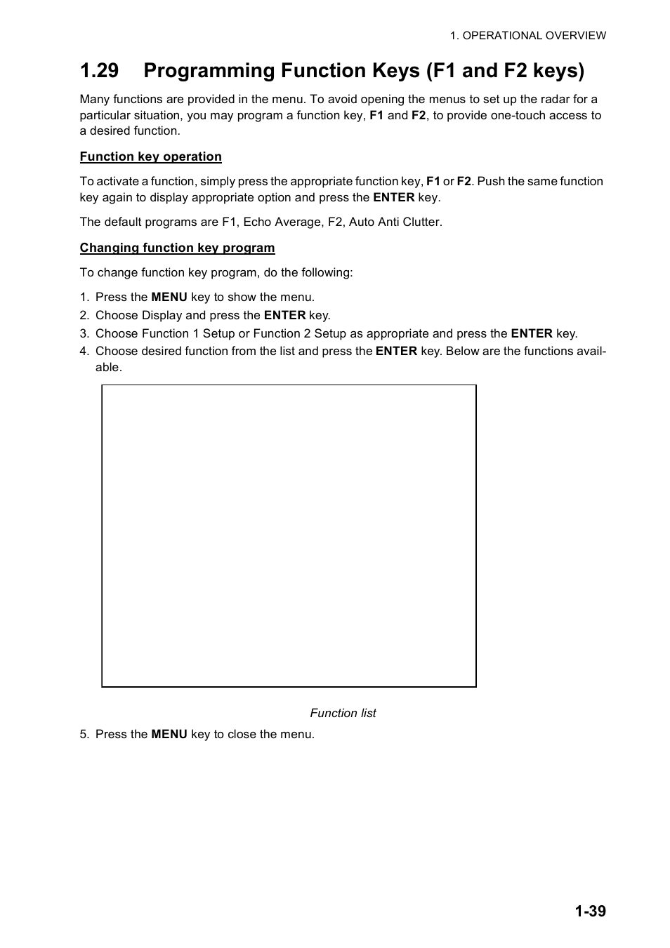 29 programming function keys (f1 and f2 keys) | Furuno FR-8122 EU User Manual | Page 50 / 120