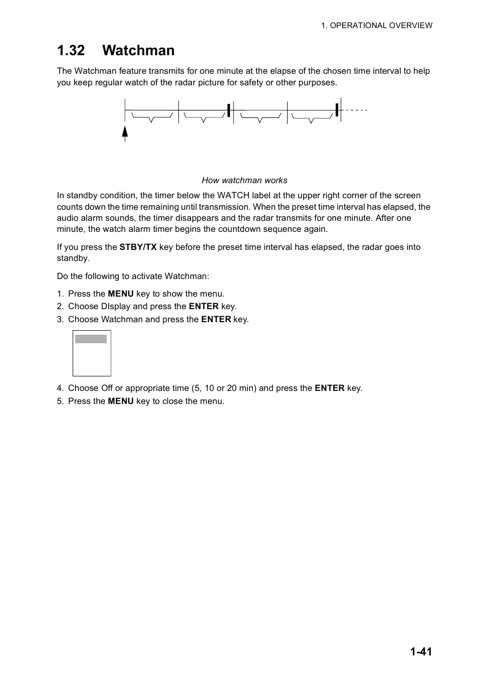 32 watchman | Furuno FR-8122 EU User Manual | Page 52 / 120