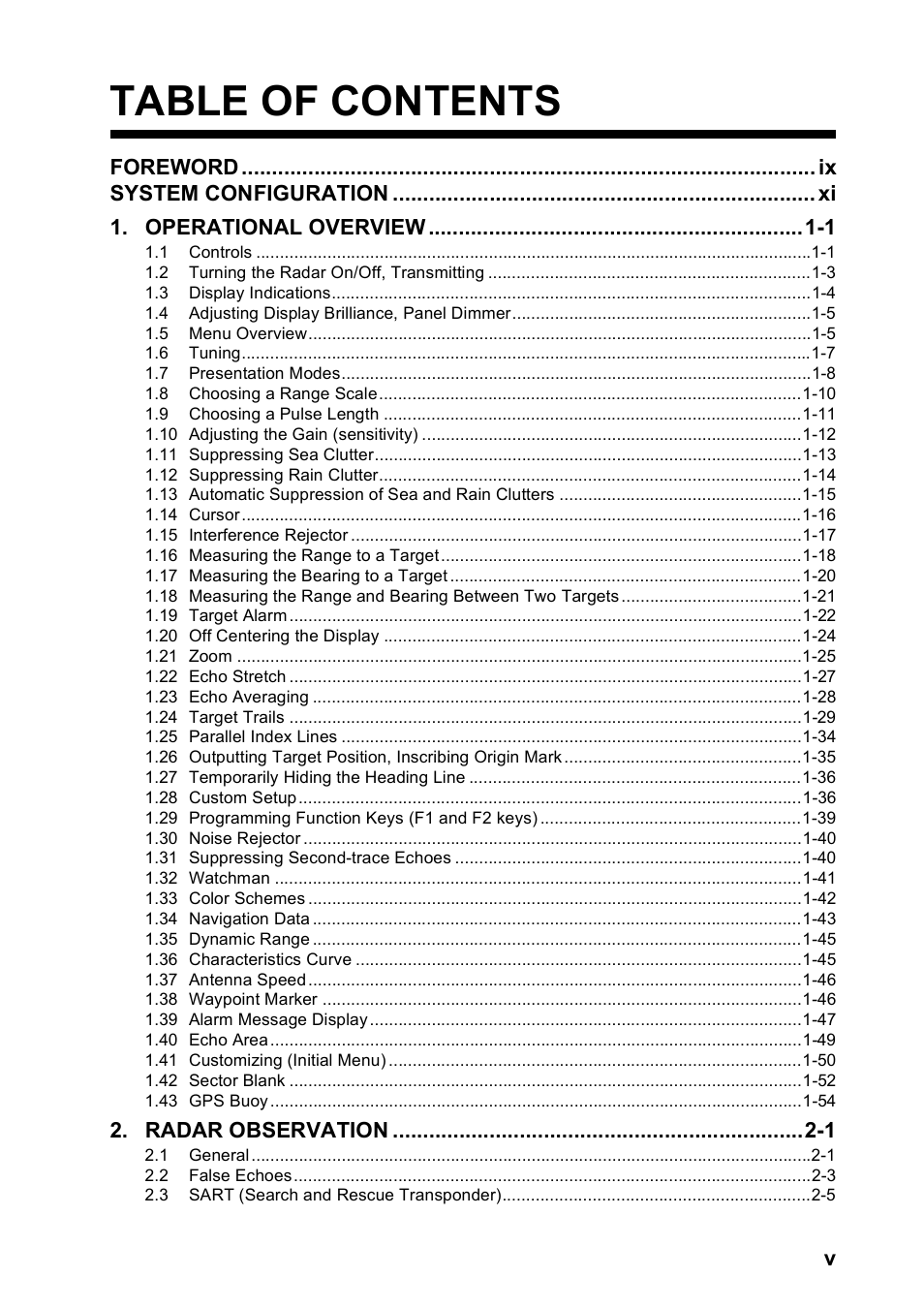 Furuno FR-8122 EU User Manual | Page 6 / 120