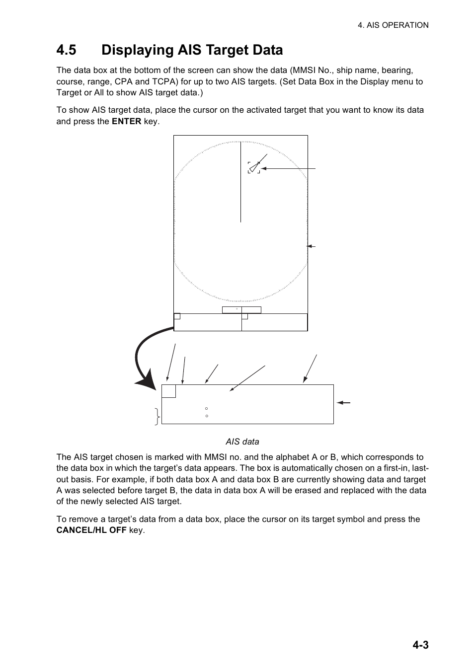 5 displaying ais target data | Furuno FR-8122 EU User Manual | Page 86 / 120