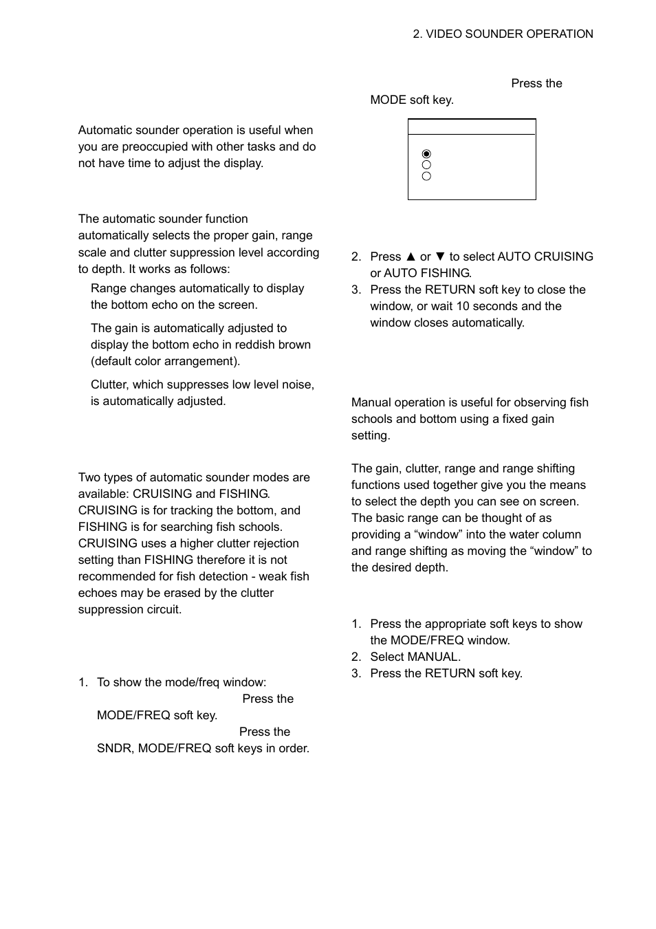 5 automatic sounder operation, 6 manual sounder operation | Furuno GP-1650WDF User Manual | Page 19 / 113