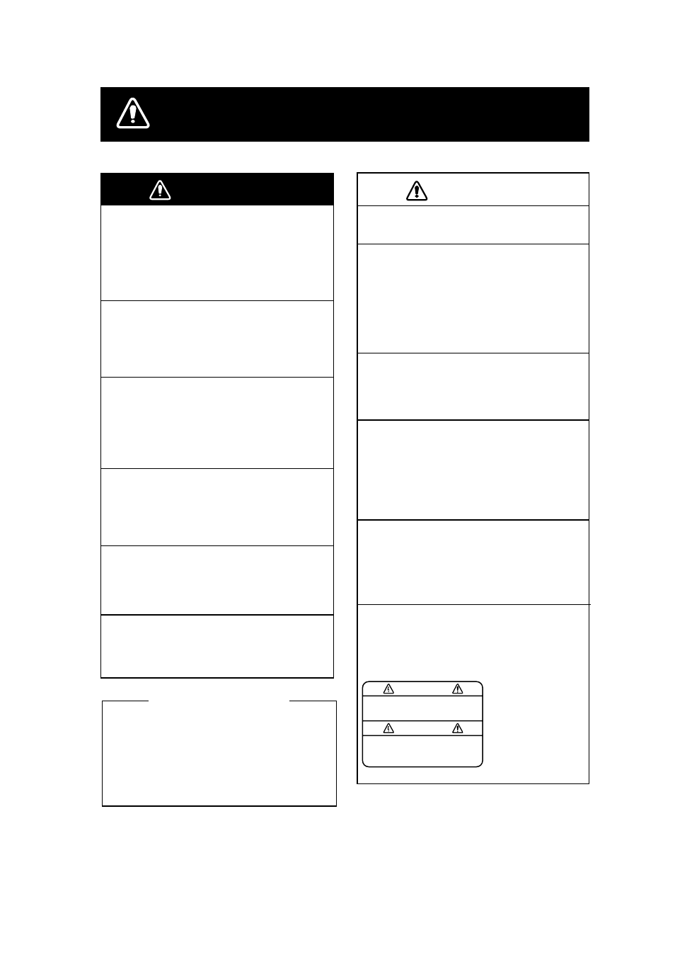 Safety instructions, Warning, Warning caution | Furuno GP-1650WDF User Manual | Page 3 / 113