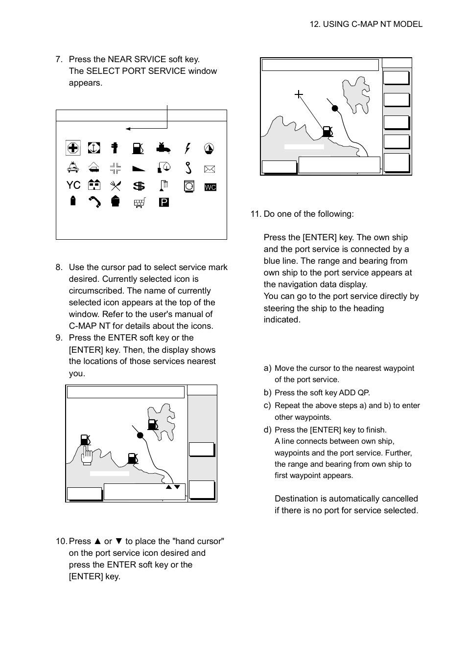 Select port service | Furuno GP-1650WDF User Manual | Page 89 / 113