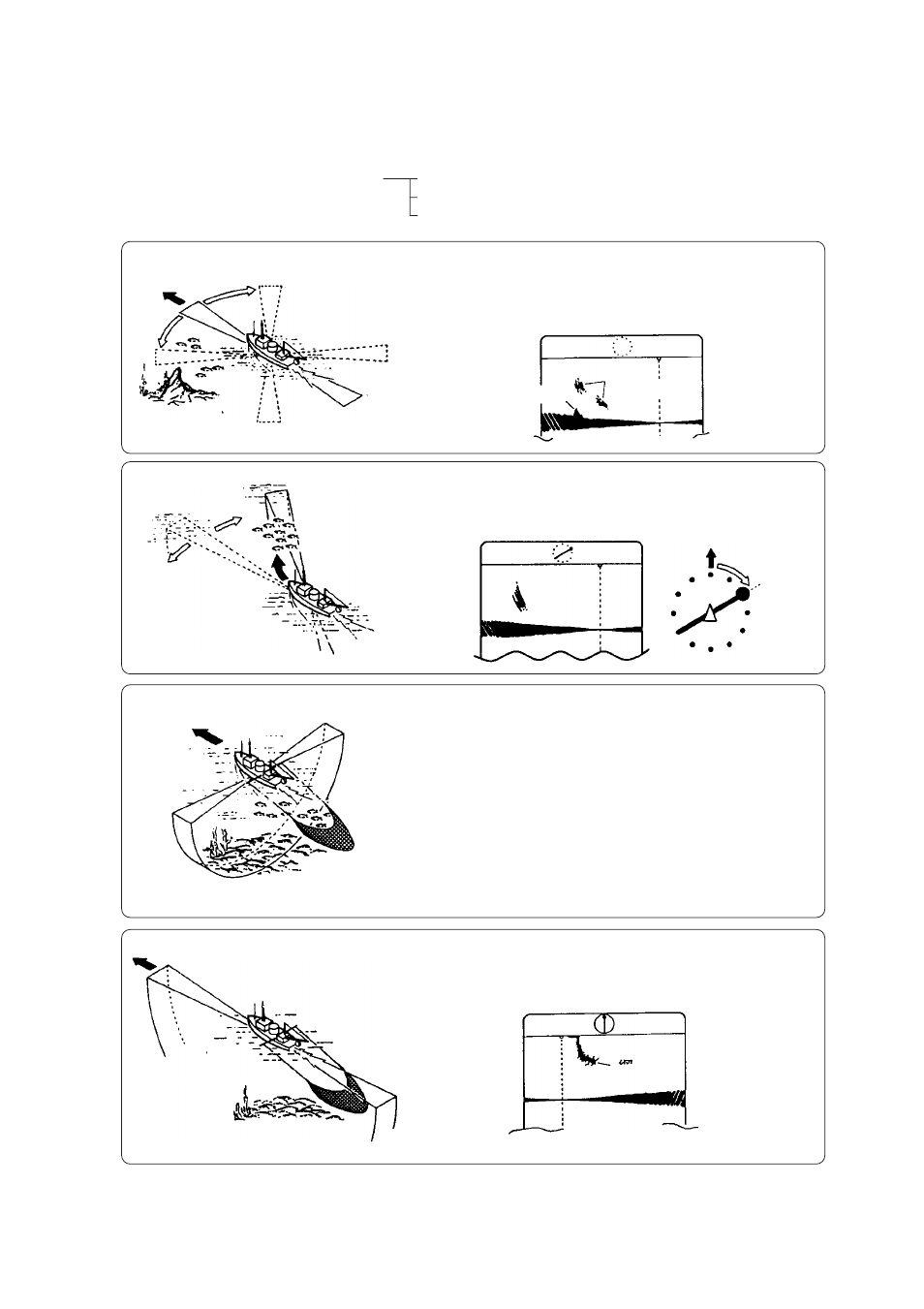 12 how to use the vertical fan mode, 1] trawler (surface/mid-water/bottom) | Furuno CH-37 User Manual | Page 57 / 90