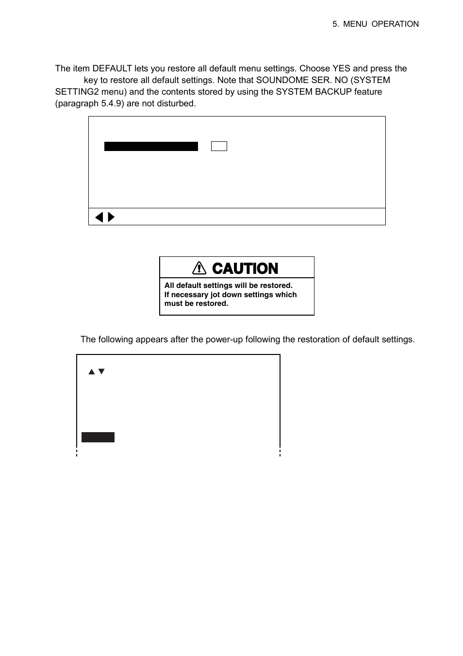 Caution | Furuno CH-300 User Manual | Page 107 / 124