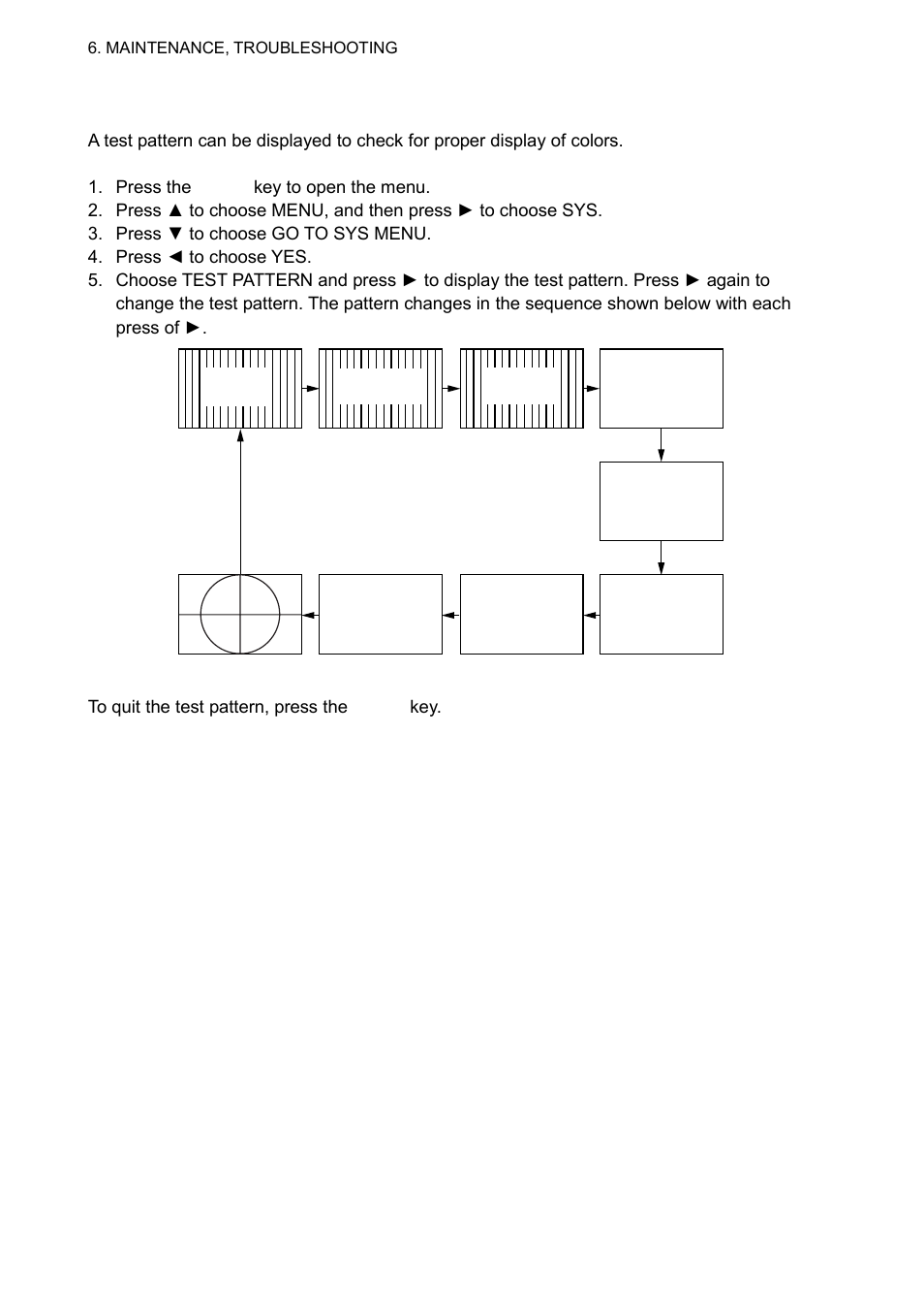 9 test pattern | Furuno CH-300 User Manual | Page 116 / 124