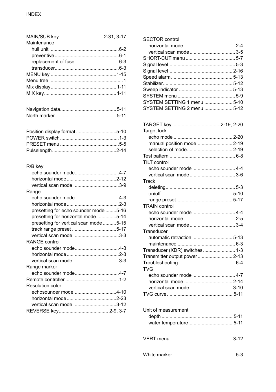 In-2 | Furuno CH-300 User Manual | Page 124 / 124