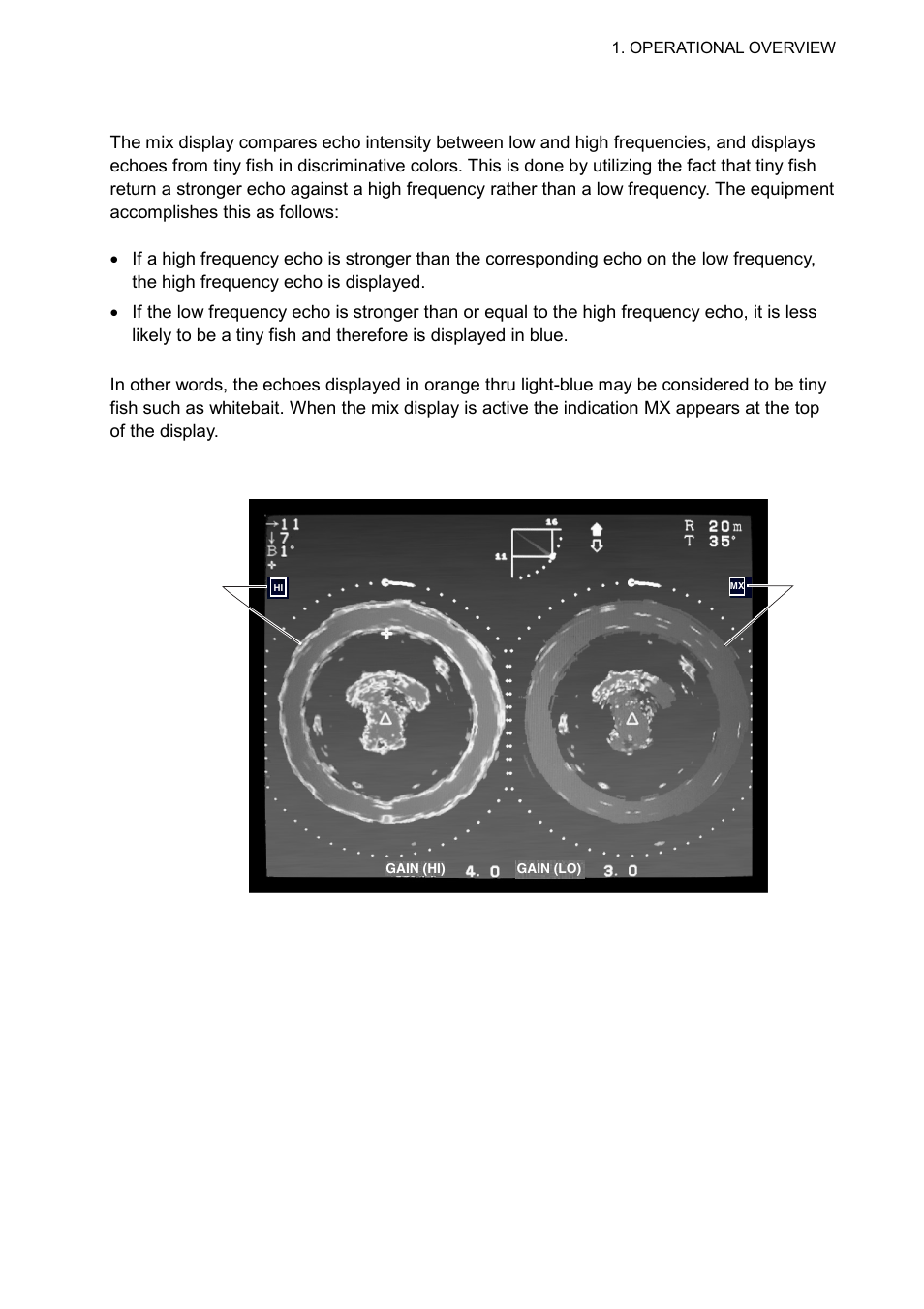 8 mix display | Furuno CH-300 User Manual | Page 21 / 124