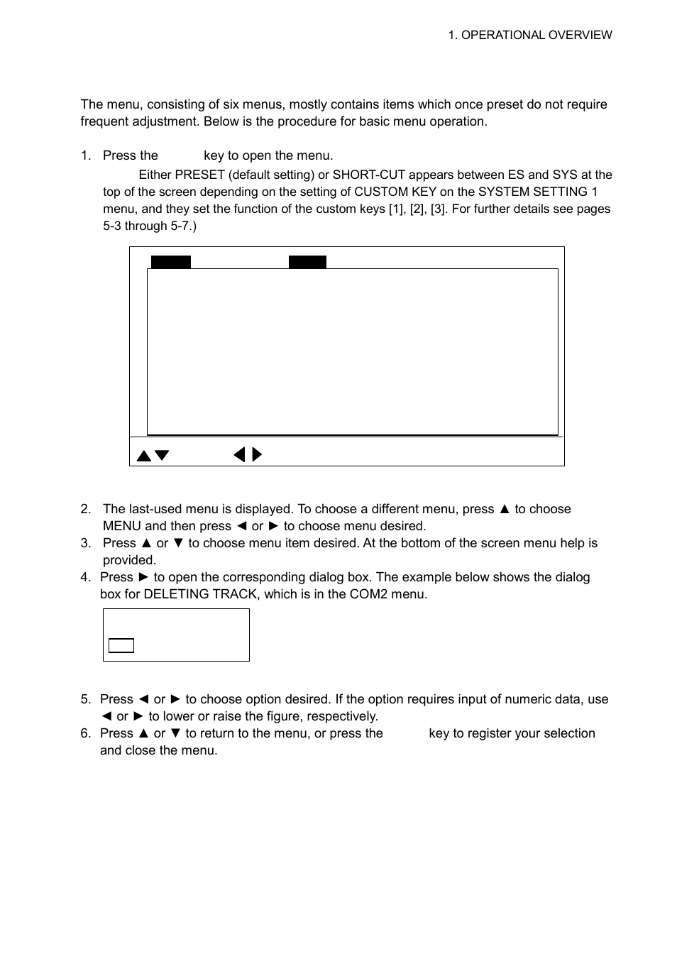 10 menu overview | Furuno CH-300 User Manual | Page 25 / 124