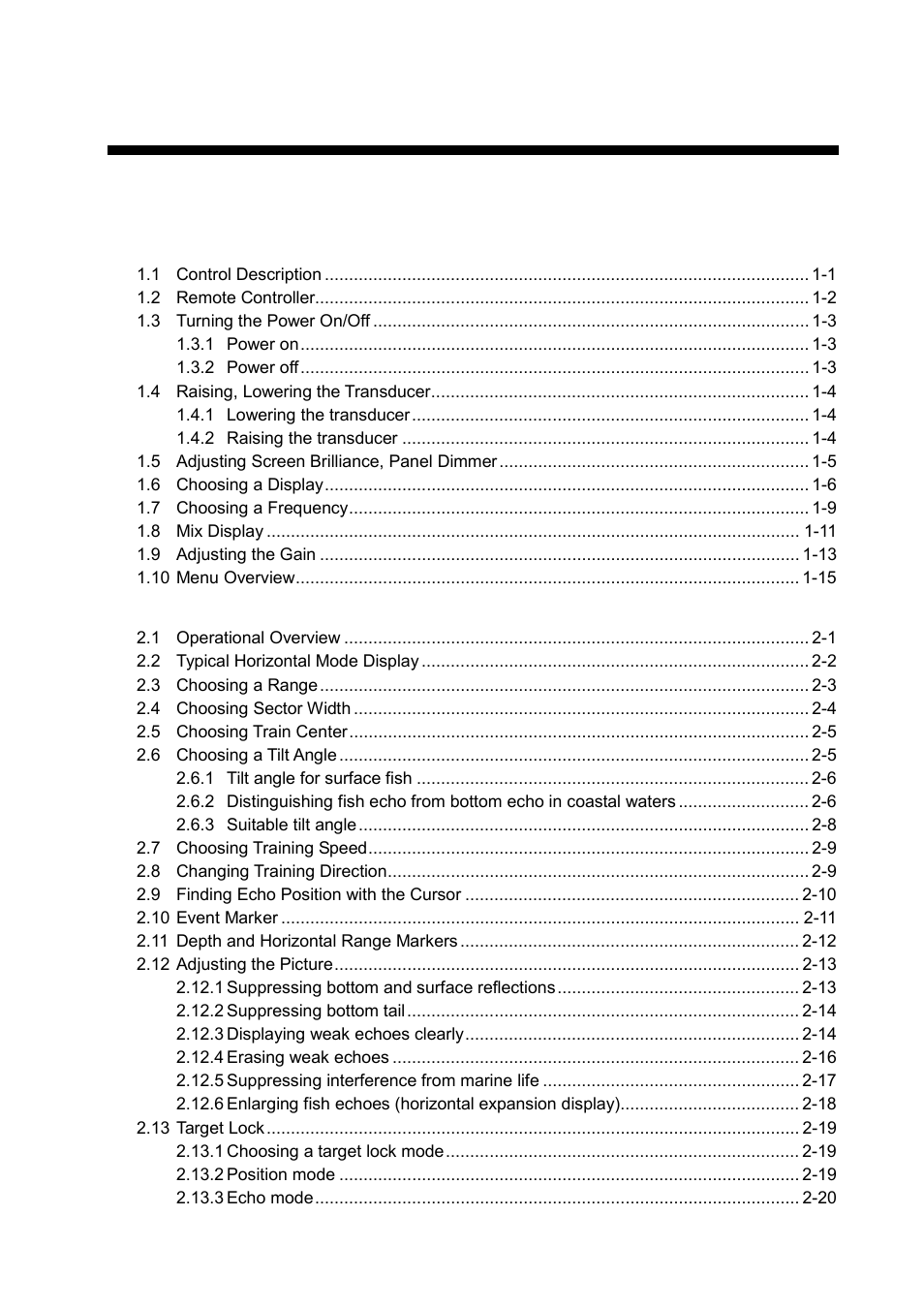 Furuno CH-300 User Manual | Page 5 / 124