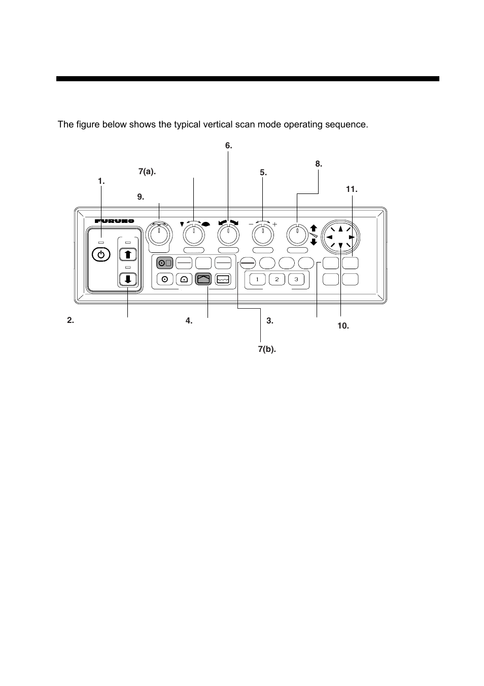 Vertical scan mode, 1 operational overview | Furuno CH-300 User Manual | Page 59 / 124