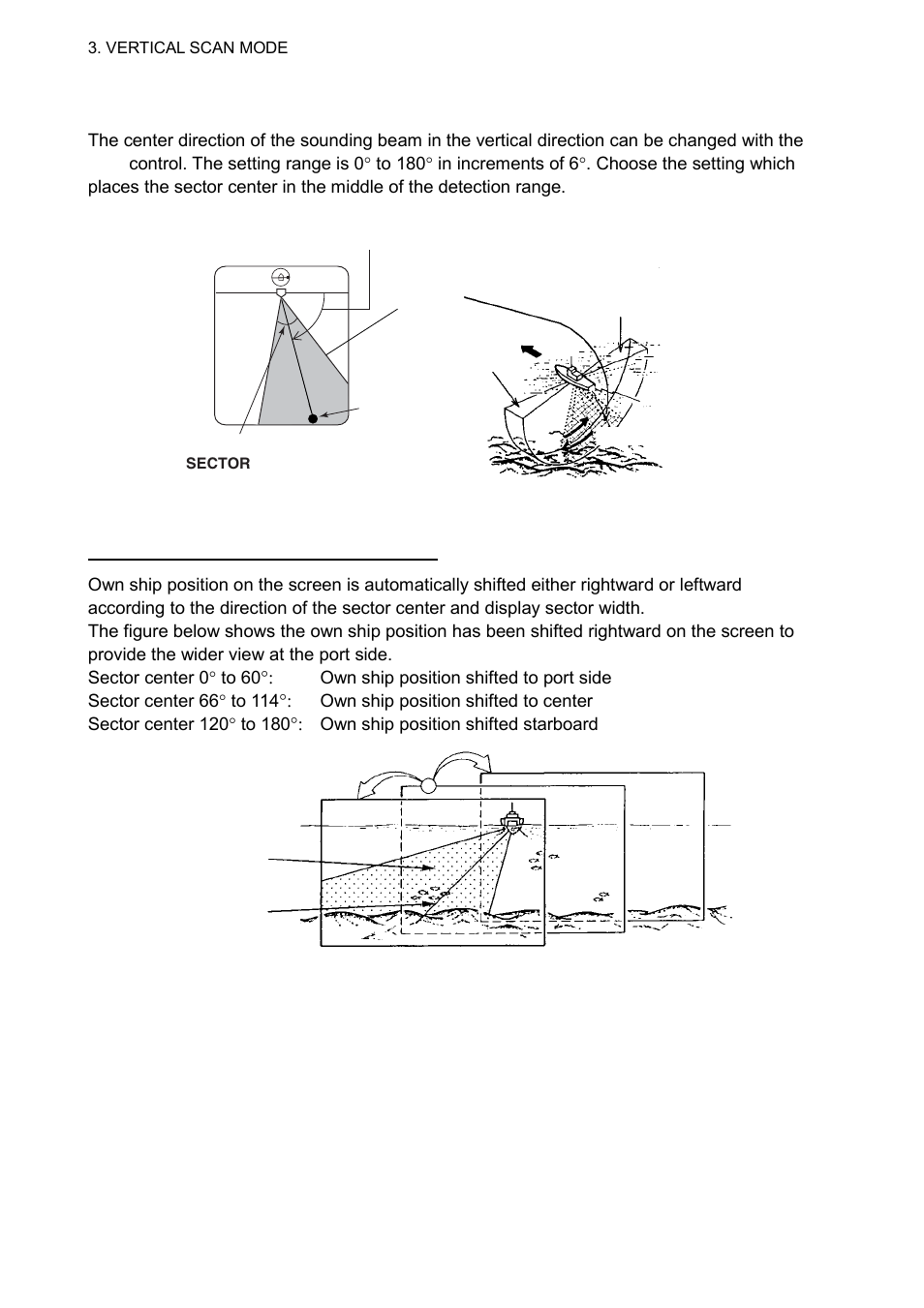 6 choosing sector center | Furuno CH-300 User Manual | Page 64 / 124