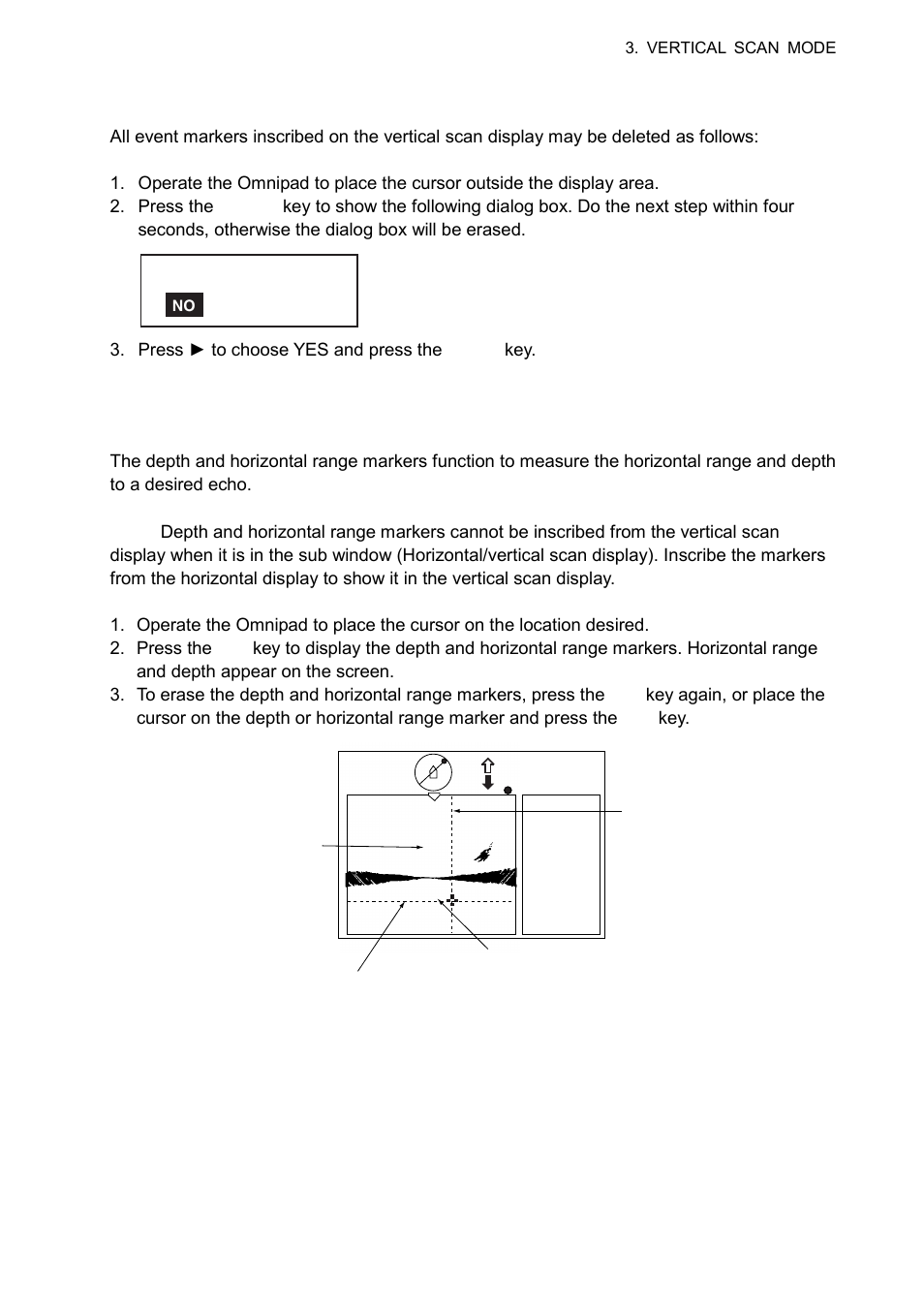 11 depth and horizontal range markers | Furuno CH-300 User Manual | Page 67 / 124