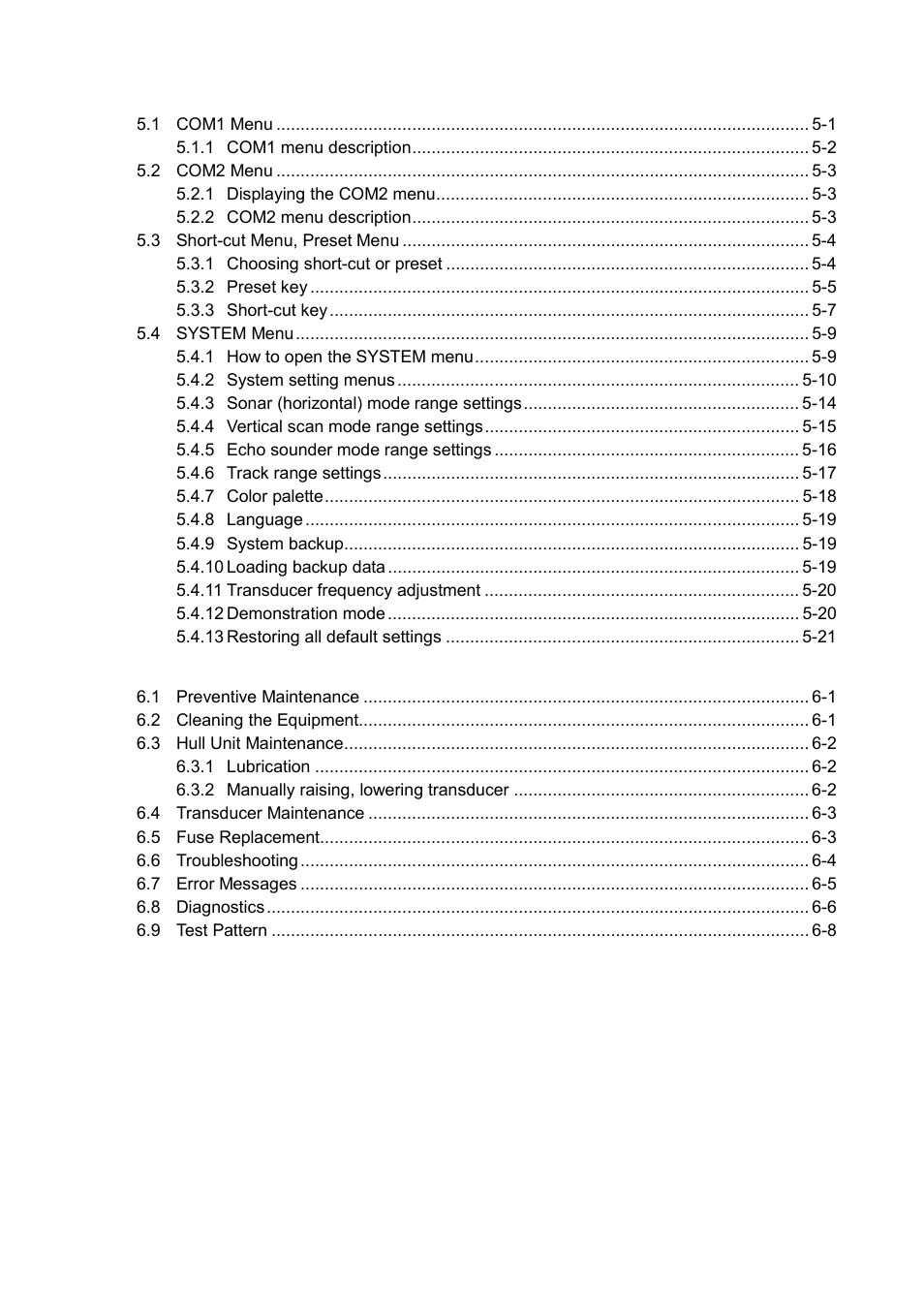 Furuno CH-300 User Manual | Page 7 / 124