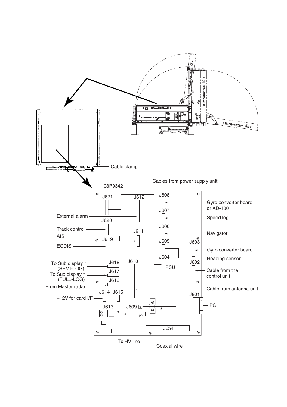 11 location of connectors | Furuno FAR-2157-D User Manual | Page 35 / 111