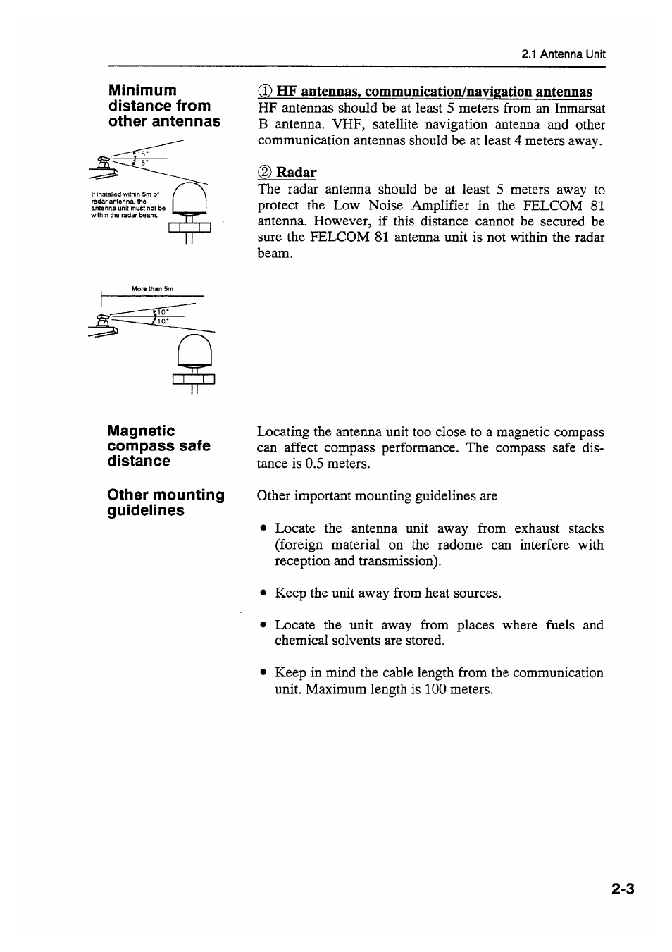 Furuno FELCOM 81B User Manual | Page 27 / 87