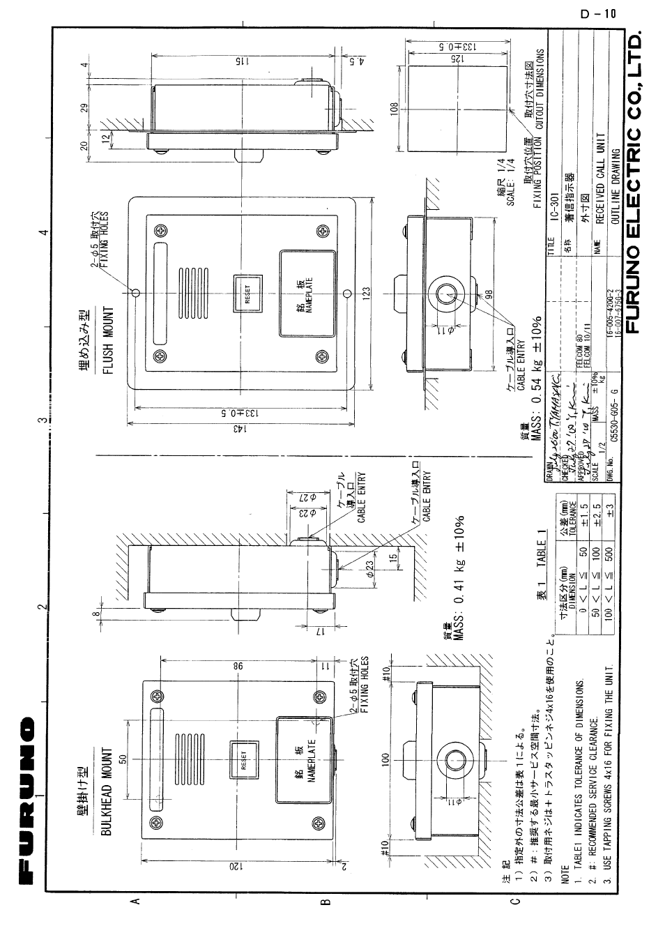 Furuno FELCOM 81B User Manual | Page 77 / 87